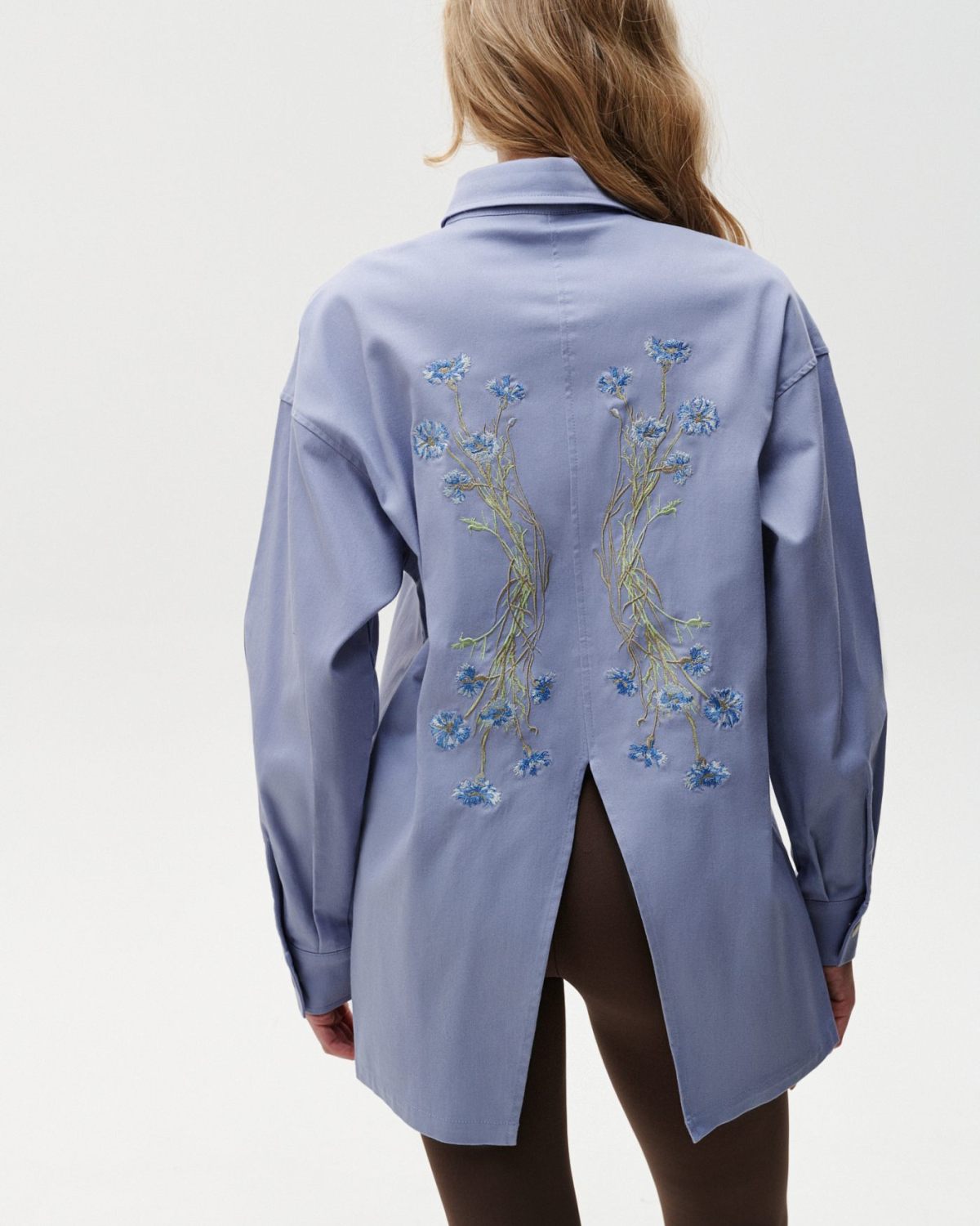 Рубашка джинсовая с длиным рукавом Gardenika Nikasport, W3GN54-LGT/BLU, цвет голубой