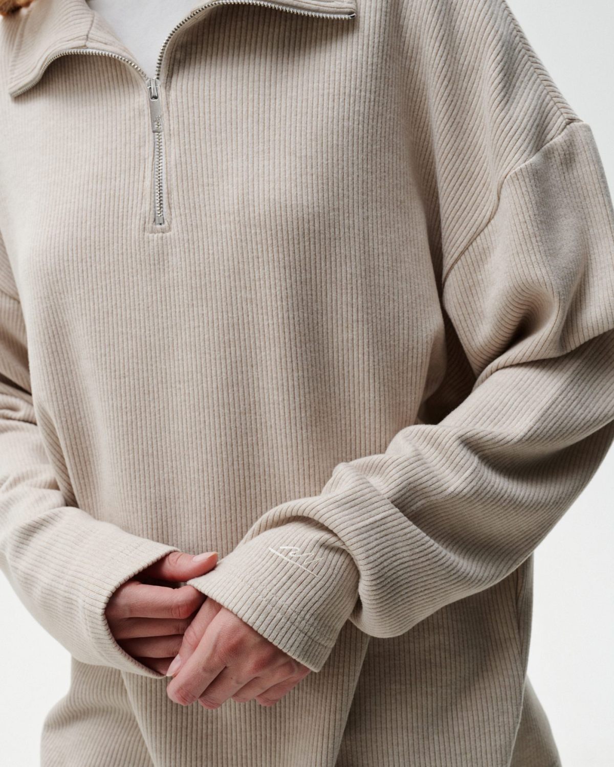 Джемпер с воротником на молнии Softwear Nikasport, 2W4SW32E1-25ECR78, цвет экрю