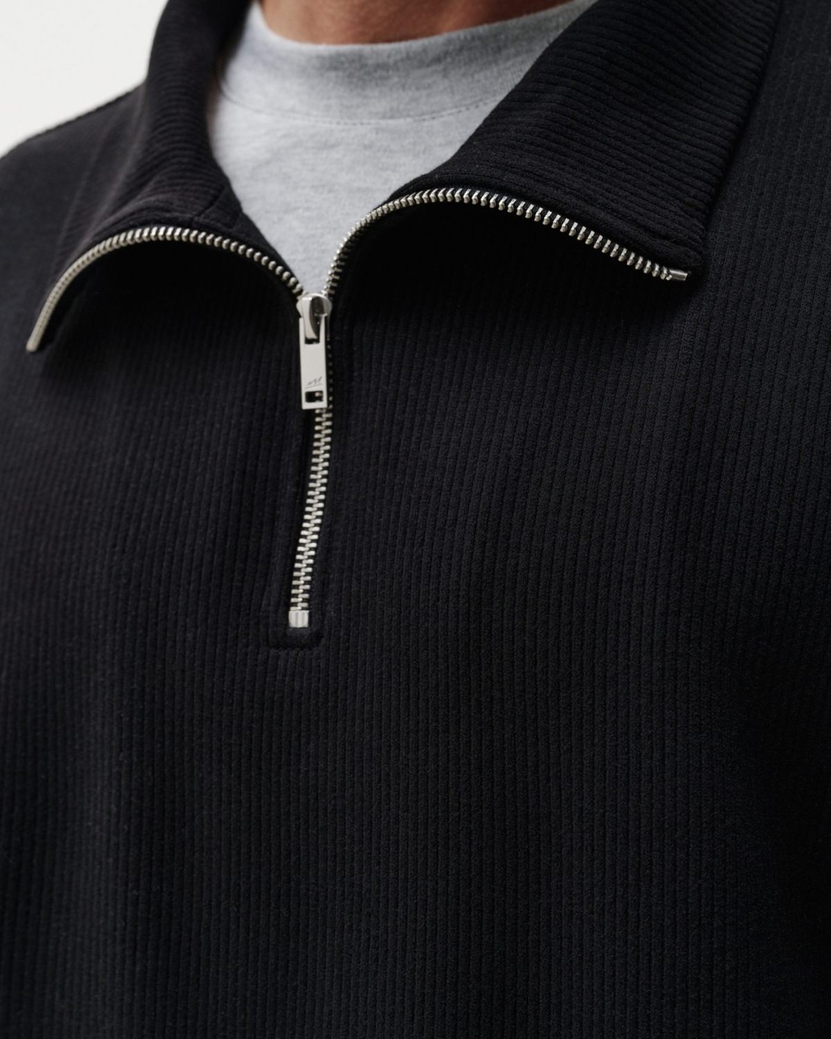 Джемпер с воротником на молнии Softwear Nikasport, 2M4SW32E1-25BLK21, цвет черный