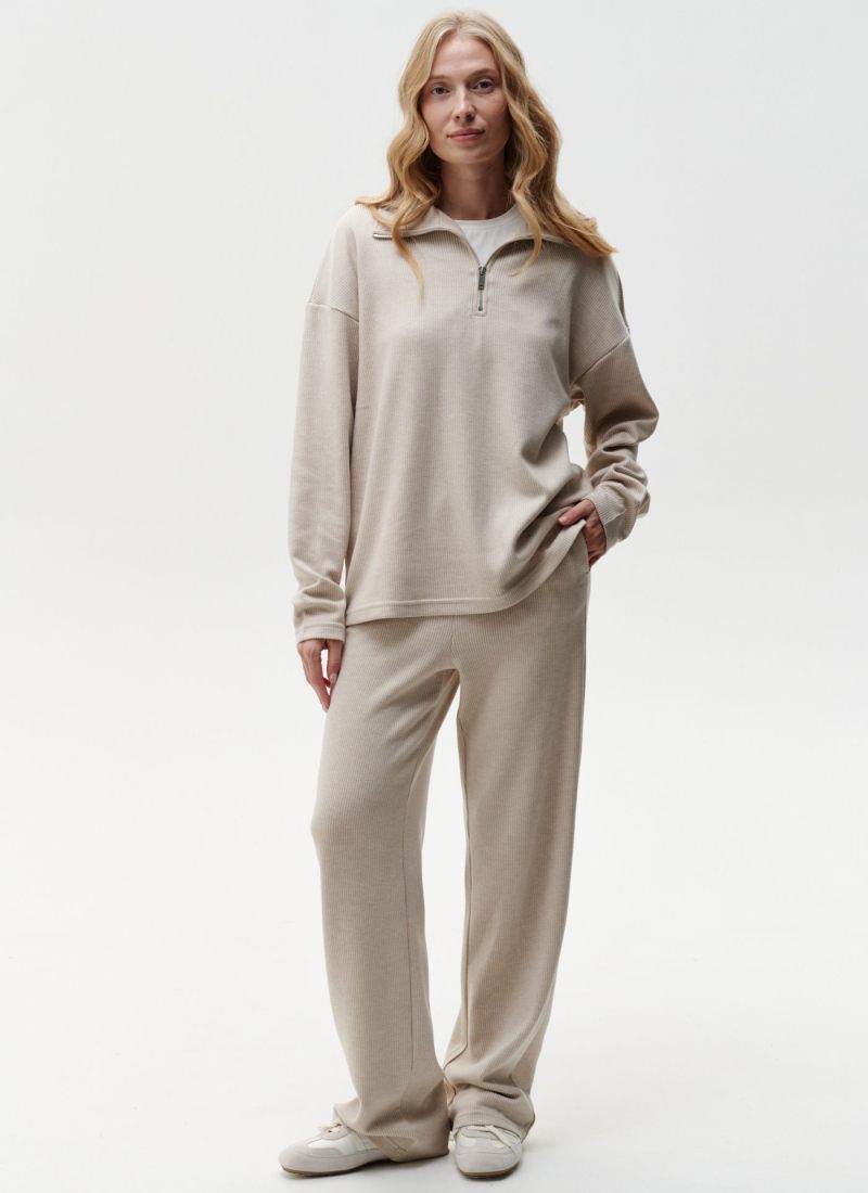 Джемпер с воротником на молнии Softwear Nikasport, 2W4SW32E1-25ECR78, цвет экрю