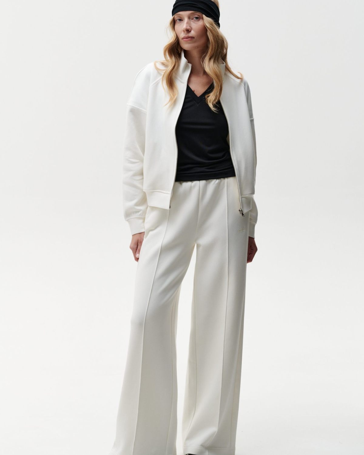 Брюки широкие со стрелками Pure Nikasport, W4PR84-ECR, цвет экрю