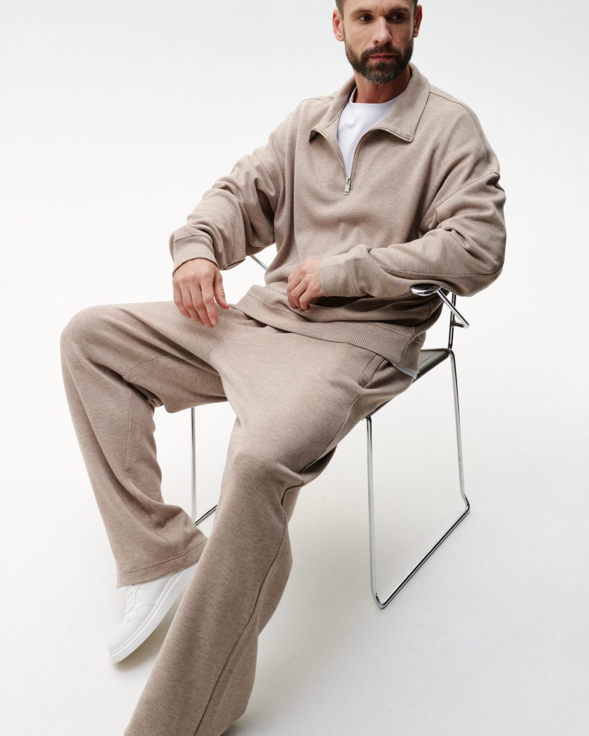 Брюки широкие Softwear Nikasport, 2M4SW84W-25BGE/MLG86, цвет бежевый