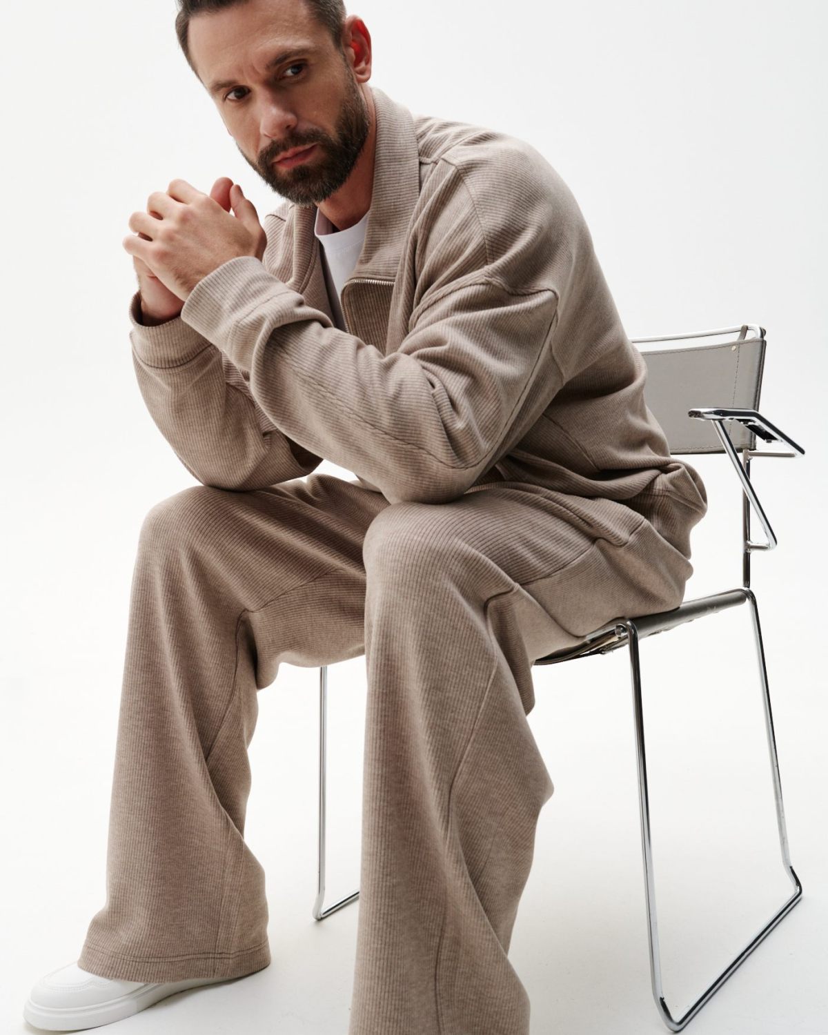 Брюки широкие Softwear Nikasport, 2M4SW84W-25BGE/MLG86, цвет бежевый