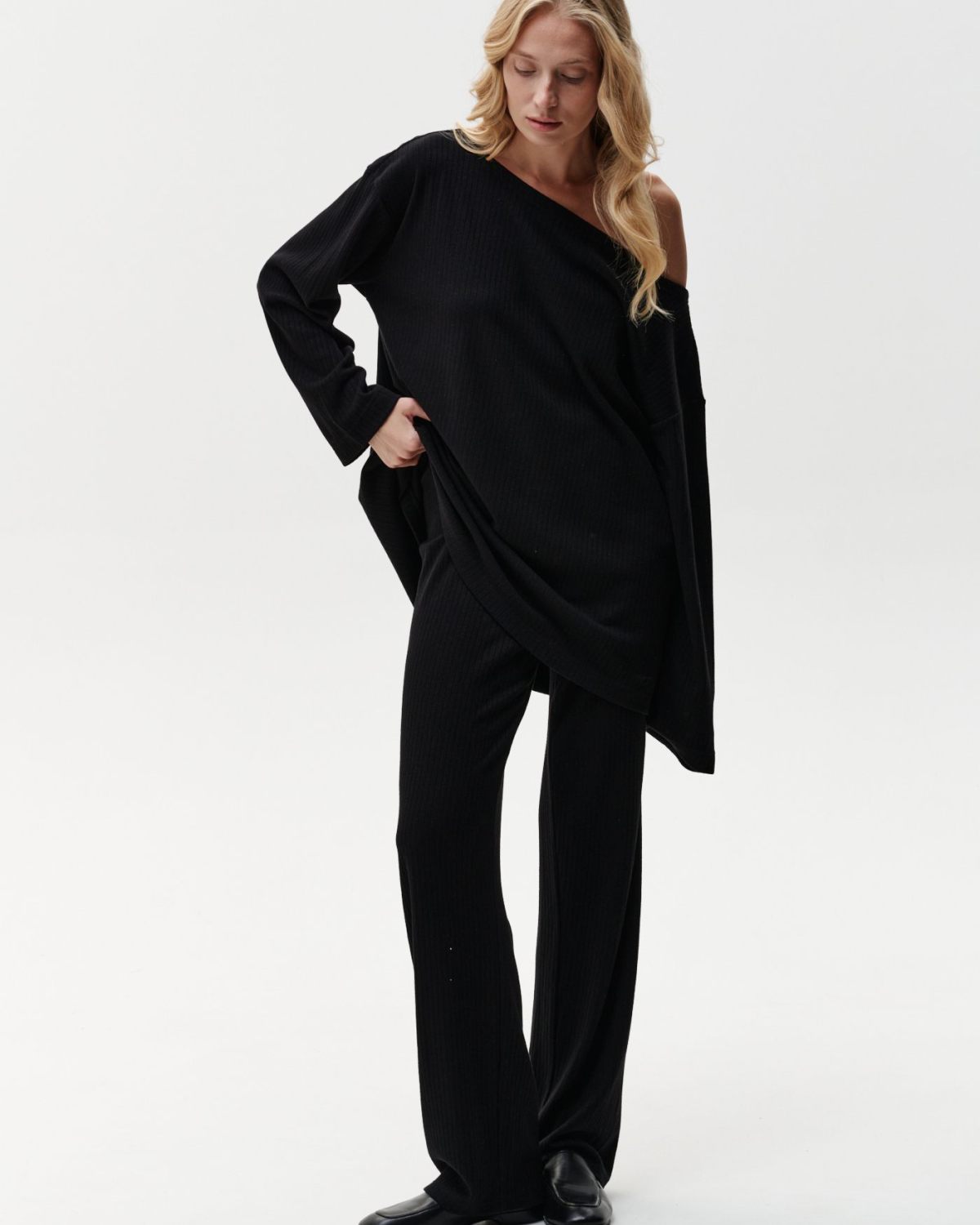 Брюки прямые Softwear Nikasport, 2W4SW813W-25BLK71, цвет черный