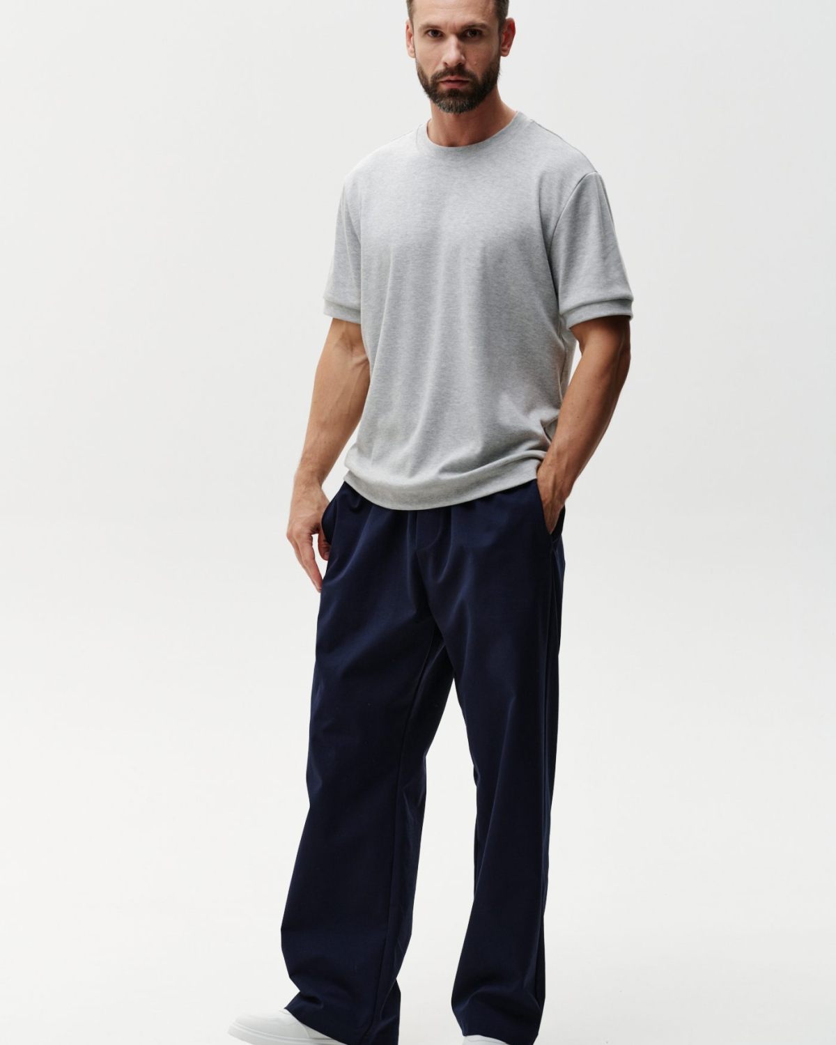 Широкие брюки Pure Nikasport, 2M3PR84W-15DRK/BLU86, цвет темно-синий