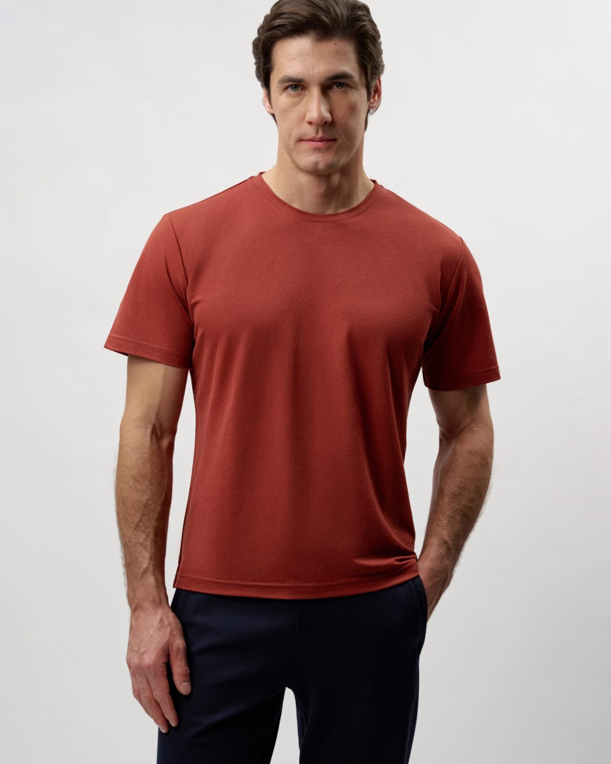 Футболка Classic Nikasport, 3M5CL42W-25VIN9, цвет терракотовый