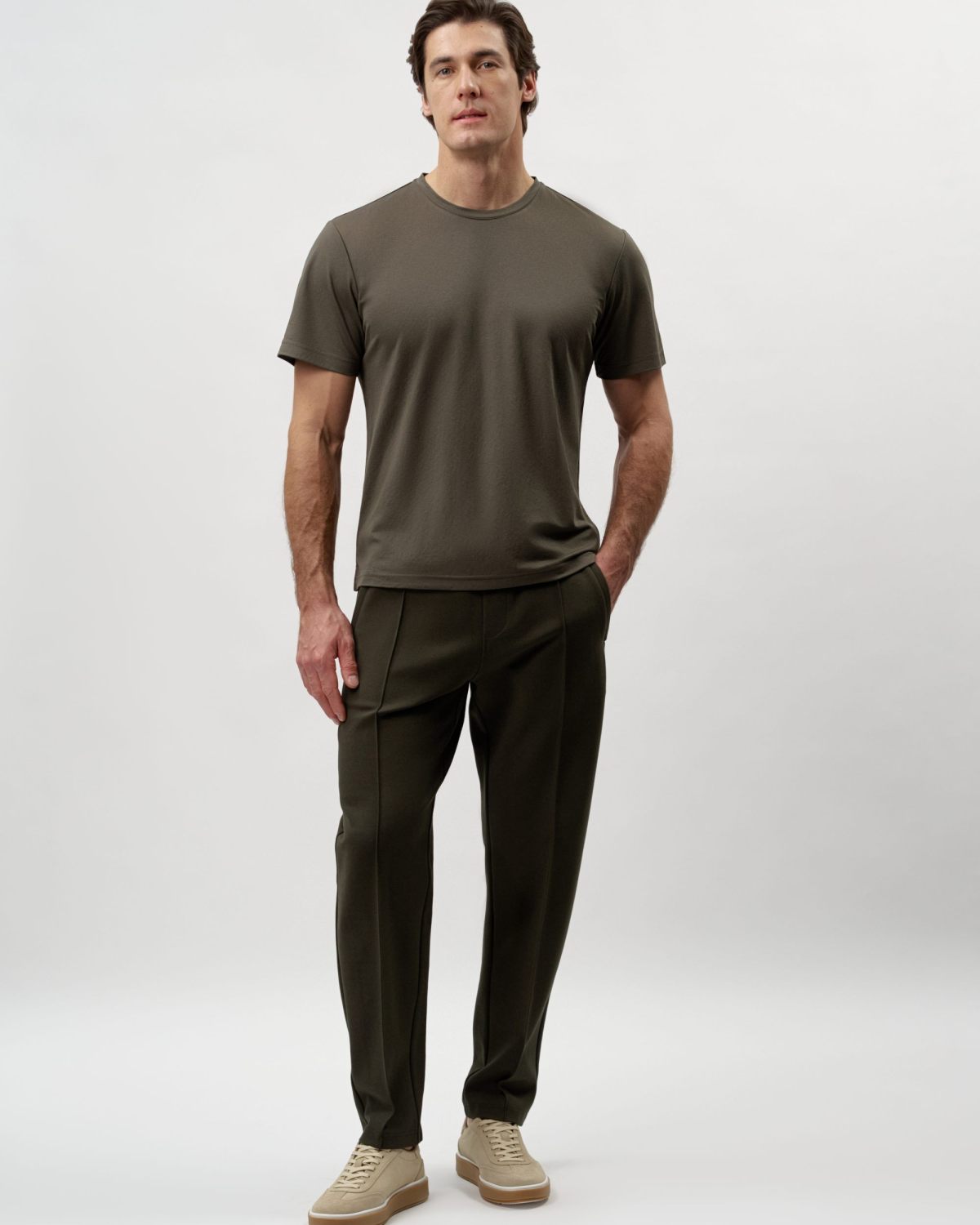 Футболка Classic Nikasport, 3M5CL42W-25OLV9, цвет темный хаки