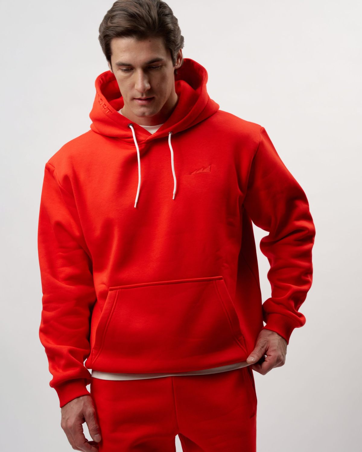 Утепленное худи Classic Nikasport, CL29-M11-RED, цвет красный