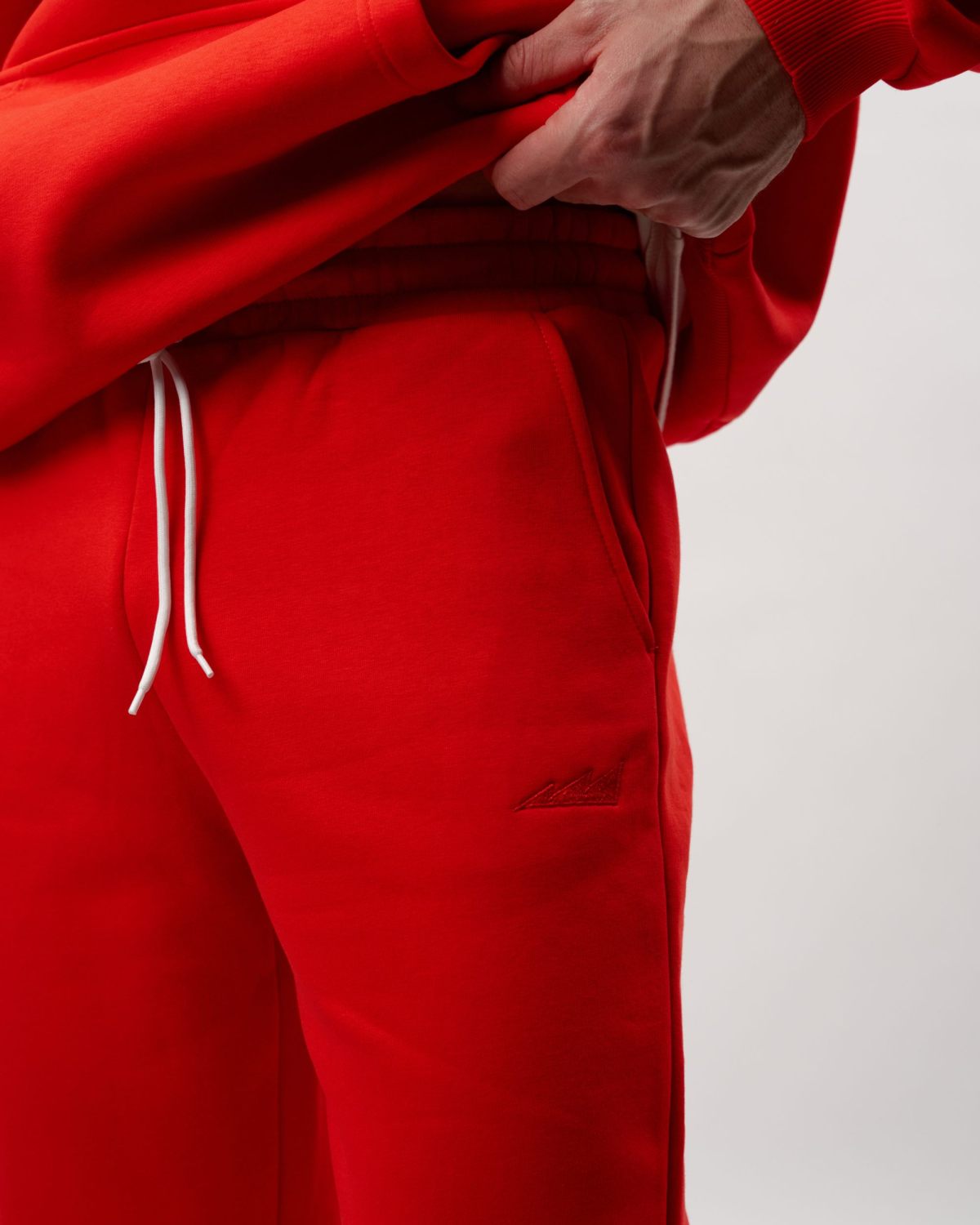 Утепленные брюки джоггеры Classic Nikasport, CL54-M11-RED, цвет красный