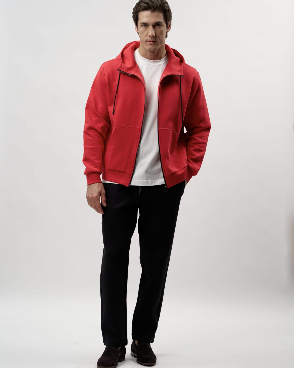 Худи на молнии Pure Nikasport, M5CLP34-RED, цвет красный