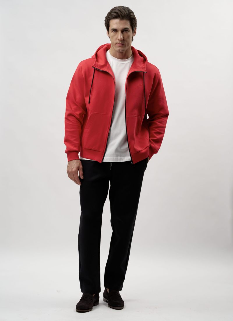 Худи на молнии Pure Nikasport, M5CLP34-RED, цвет красный