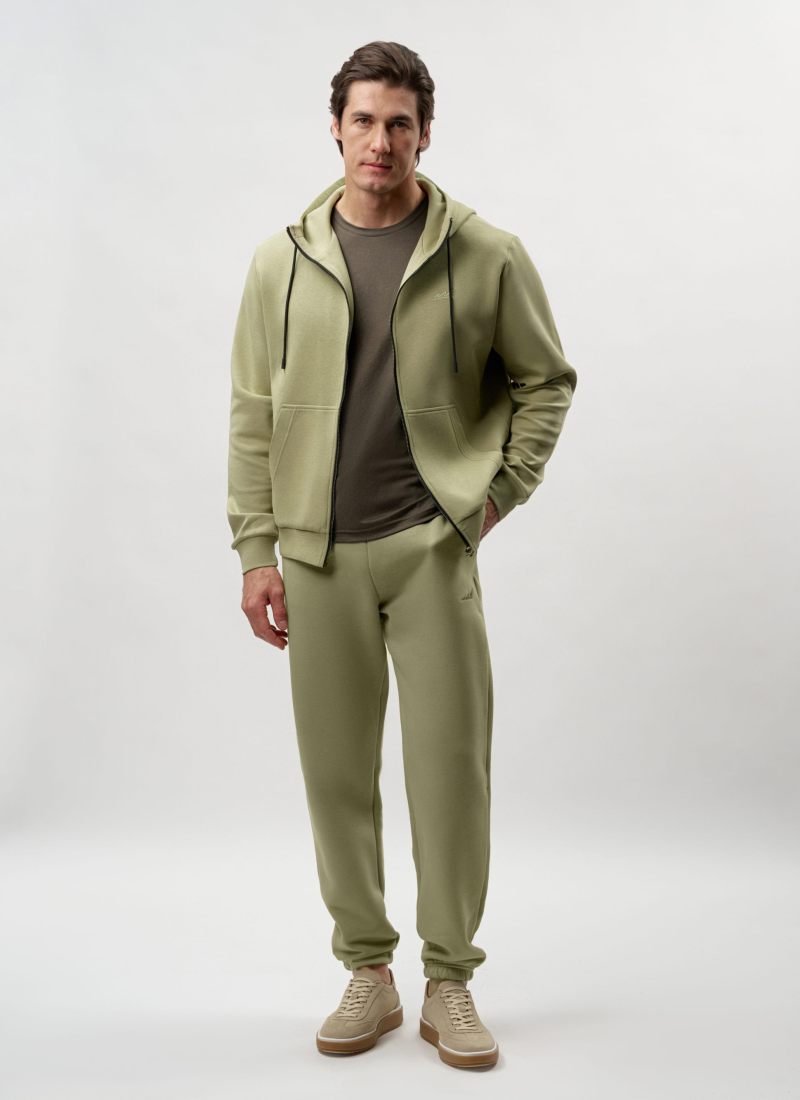 Худи на молнии Pure Nikasport, M5CLP34-OLV, цвет оливковый