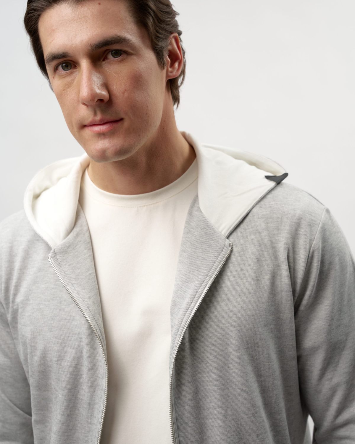 Худи на молнии Softwear Nikasport, M5HOM34-GRY/MLG, цвет серый меланж