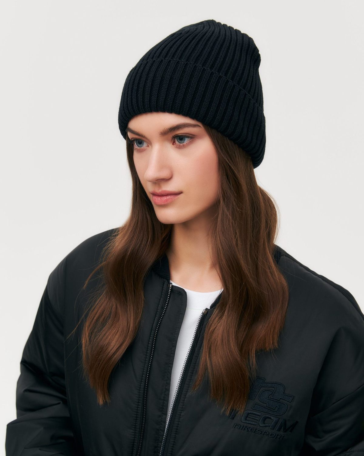 Шапка стандартная Nikasport, M5CL132-BLK, цвет черный