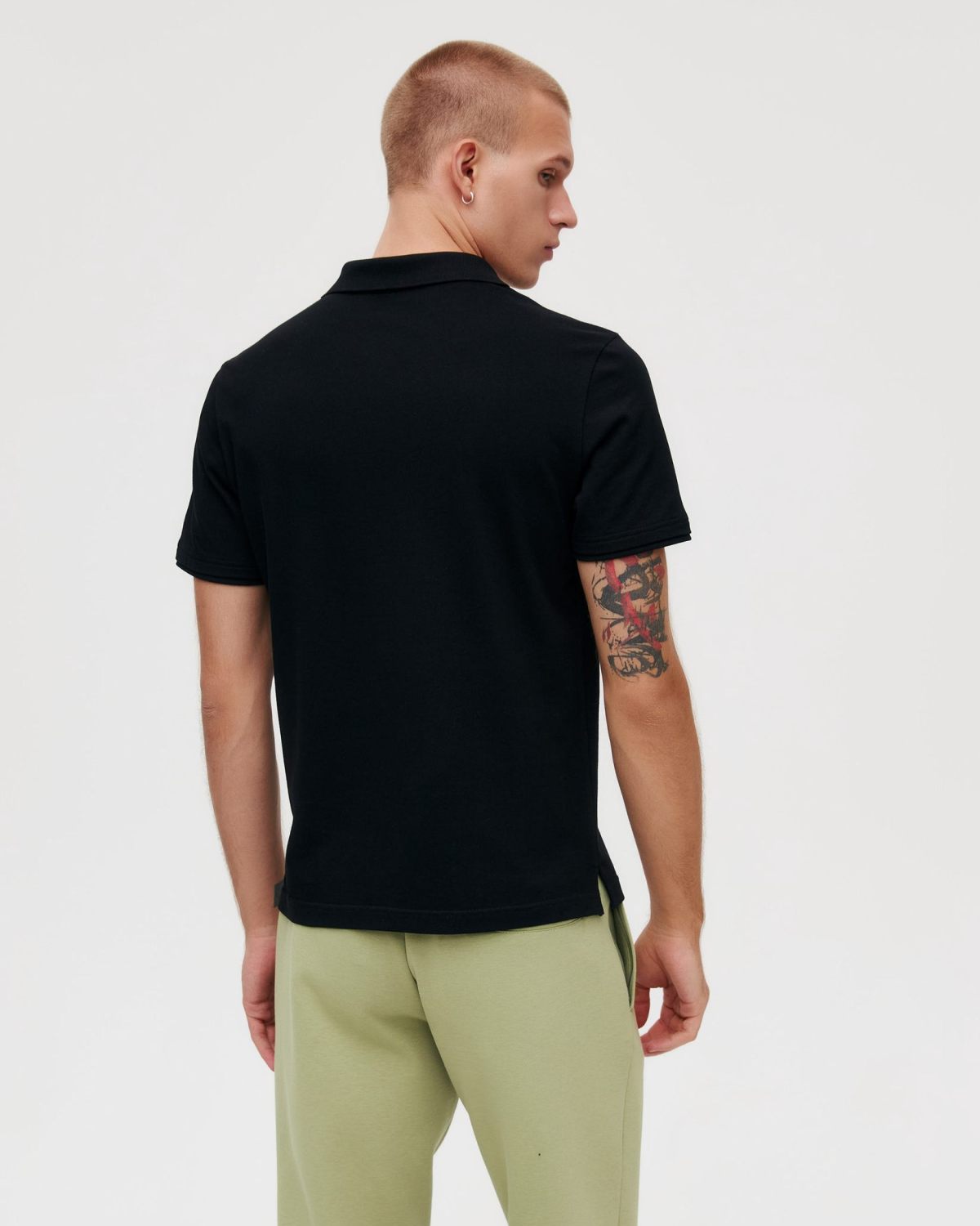 Поло Regular Pure Nikasport, M5CLP412-BLK, цвет черный