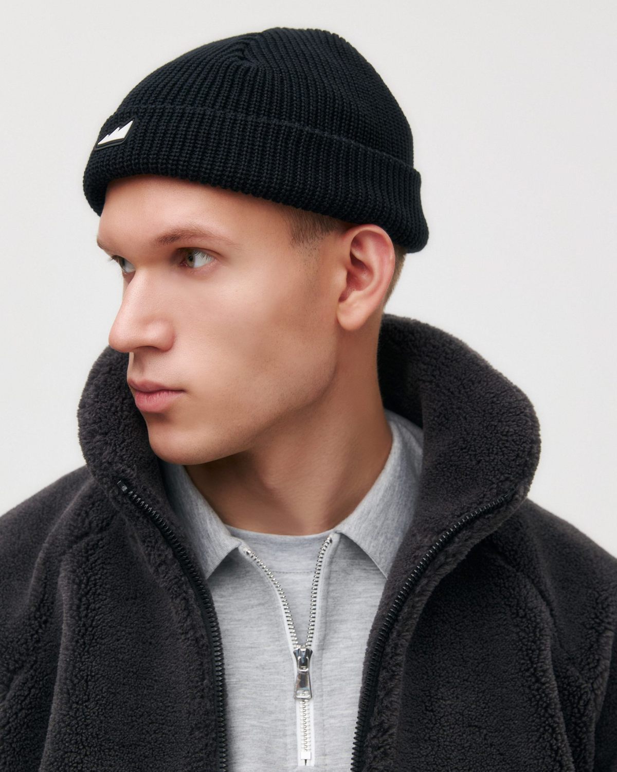 Укороченная шапка Beane Nikasport, U5CL131-BLK, цвет черный