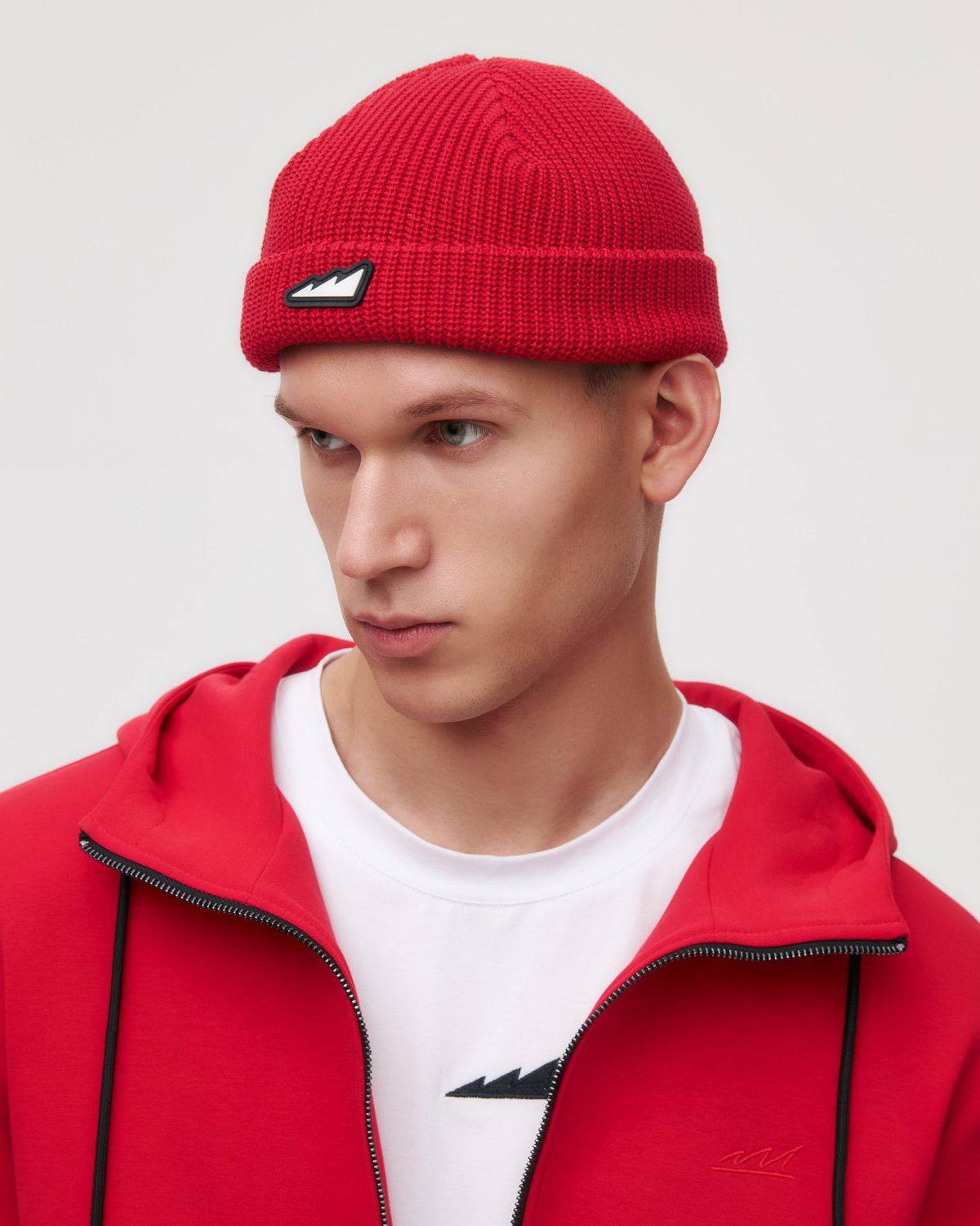 Укороченная шапка Beane Nikasport, U5CL131-RED, цвет красный