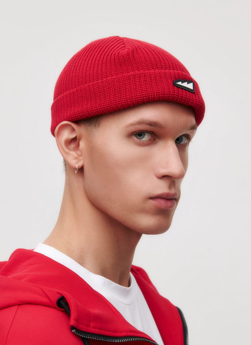 Укороченная шапка Beane Nikasport, U5CL131-RED, цвет красный