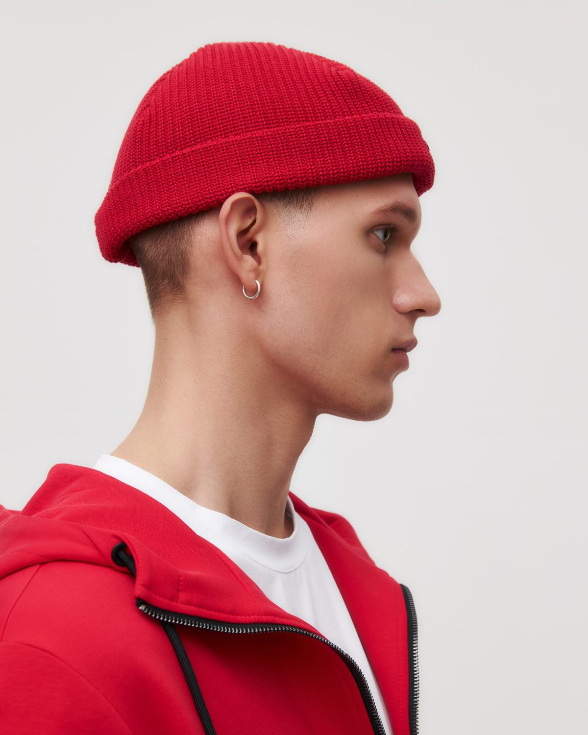 Укороченная шапка Beane Nikasport, U5CL131-RED, цвет красный