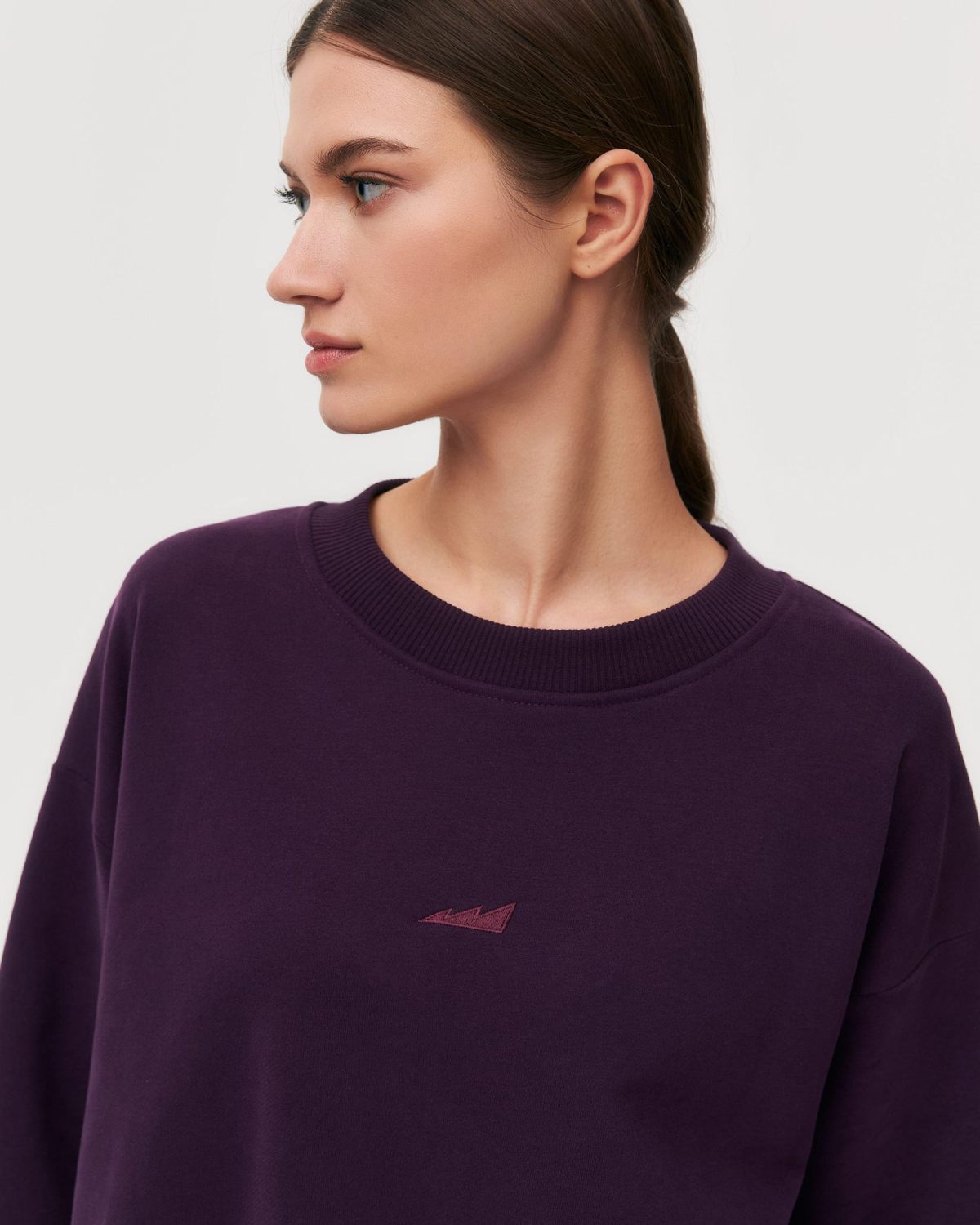 Свитшот Classic Nikasport, W5CL33-PLM, цвет сливовый