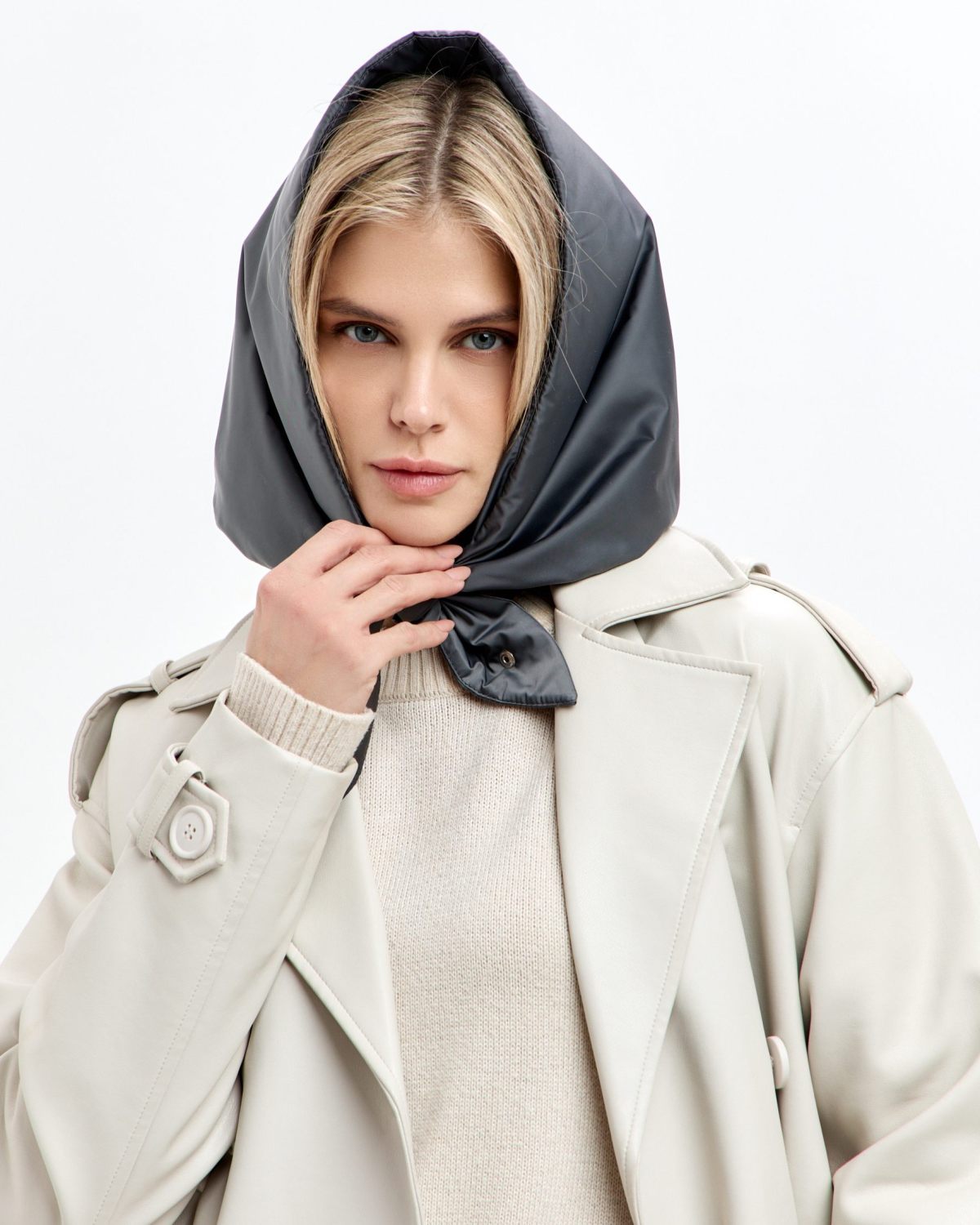 Косынка утепленная Pure Nikasport, 1W8PR143W-47GPH40, цвет графит