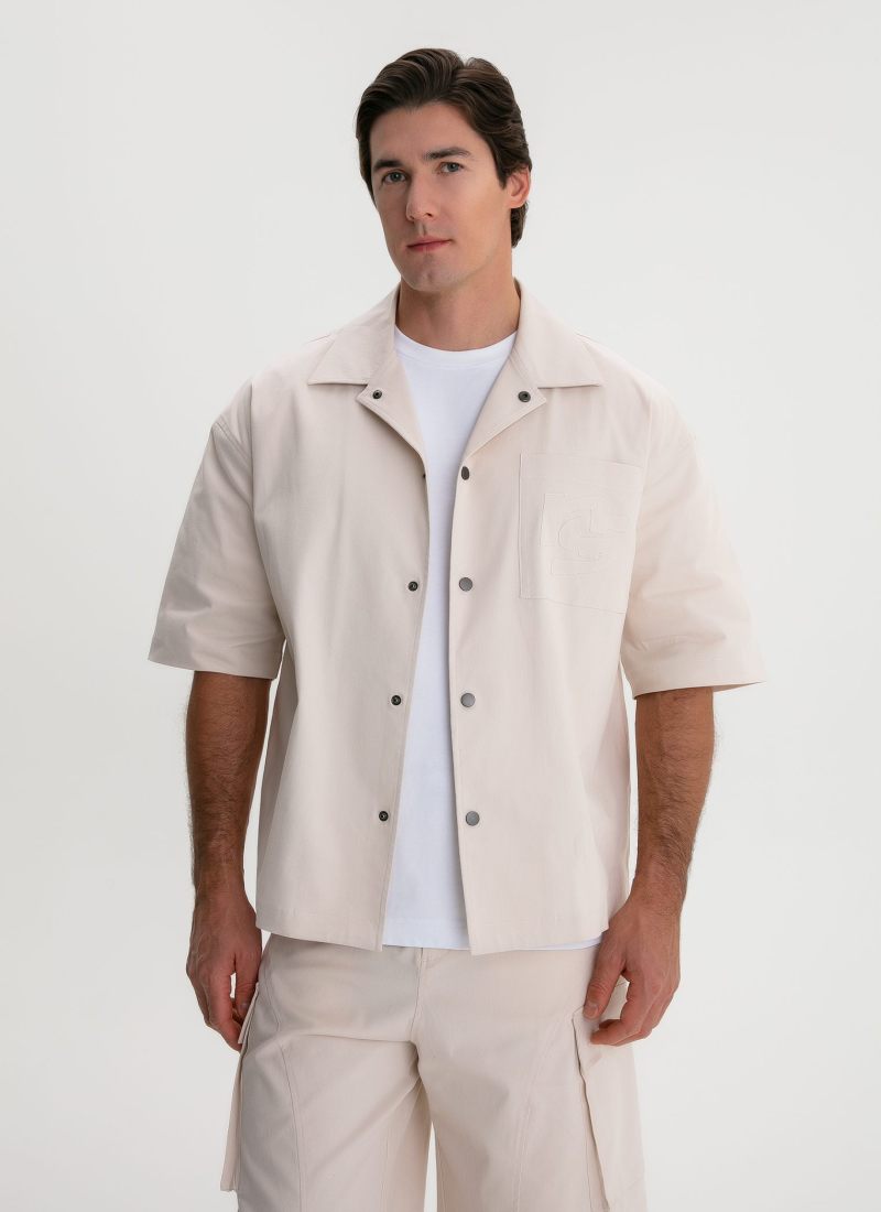 Рубашка джинсовая с коротким рукавом Gardenika Nikasport, M3GN53-ECR, цвет экрю