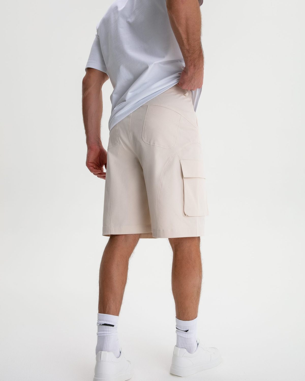 Шорты карго джинсовые Gardenika Nikasport, M3GN94-ECR, цвет экрю