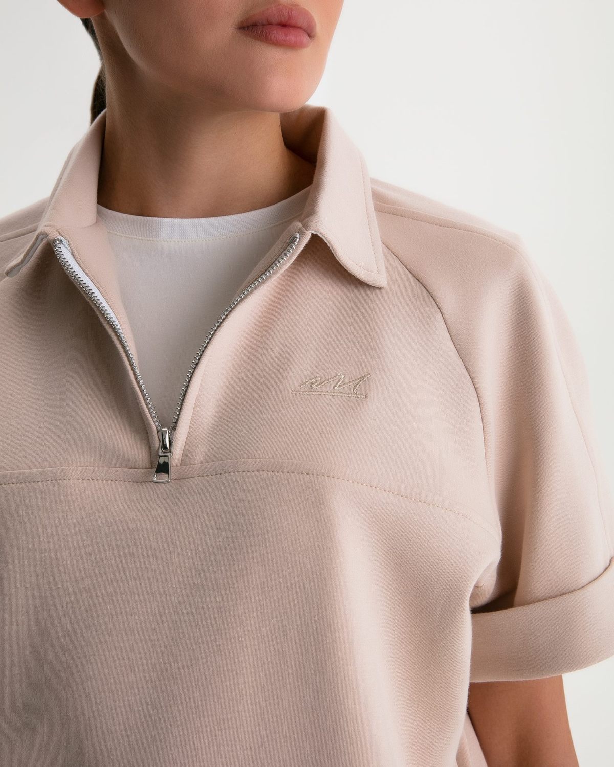 Джемпер с коротким рукавом Pure Nikasport, W4PR32-BGE, цвет бежевый