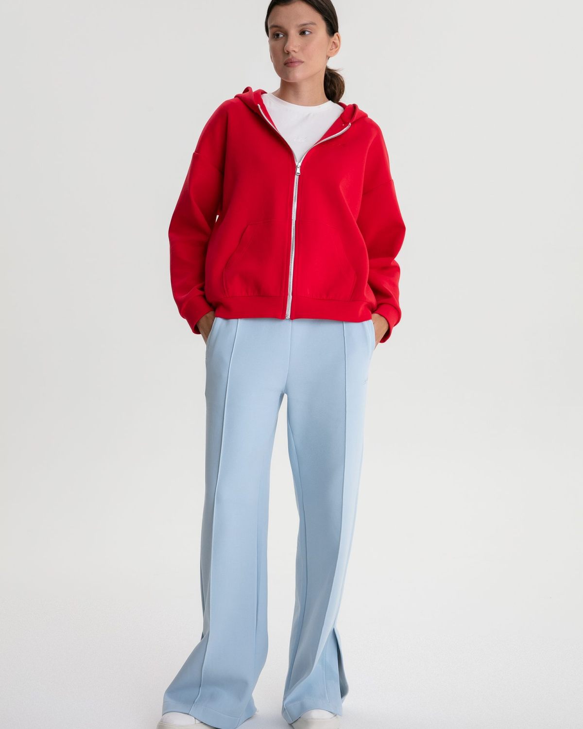 Худи на молнии Pure Nikasport, W4PR34-RED, цвет красный