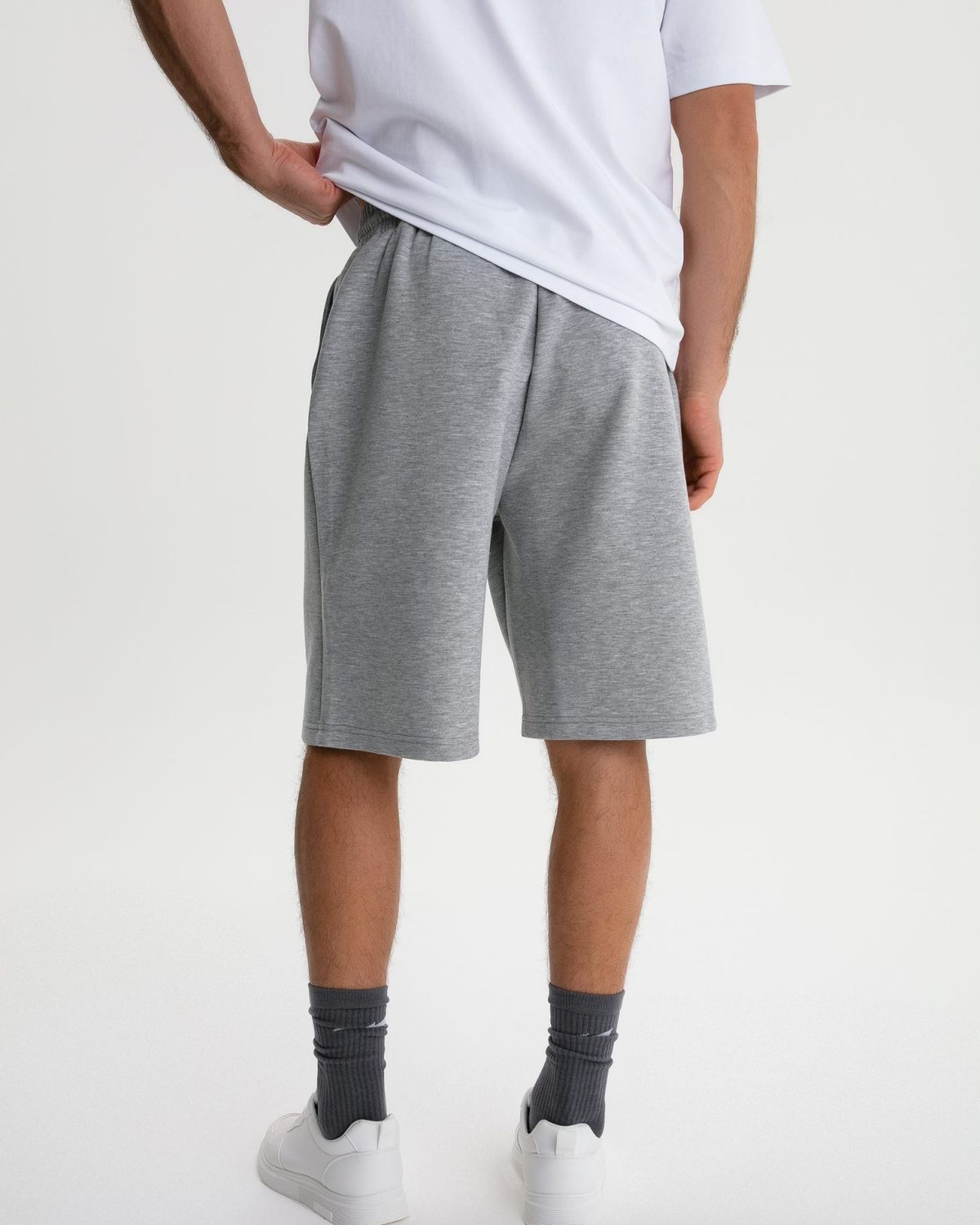 Шорты Oversize Pure Nikasport, M4PR92-GRY/MLG, цвет серый меланж