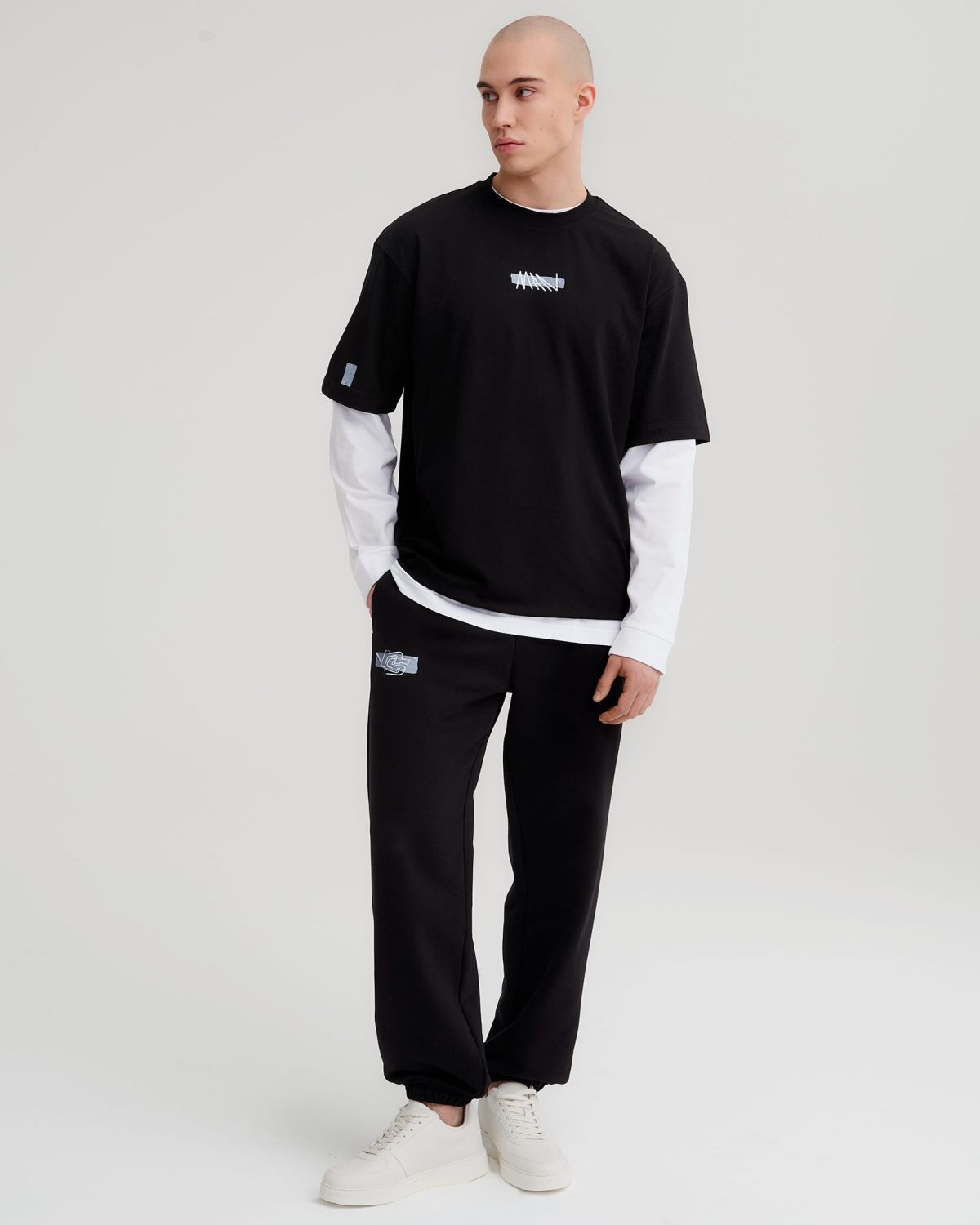 Футболка Oversize Oops Nikasport, M4OPS43-BLK, цвет черный