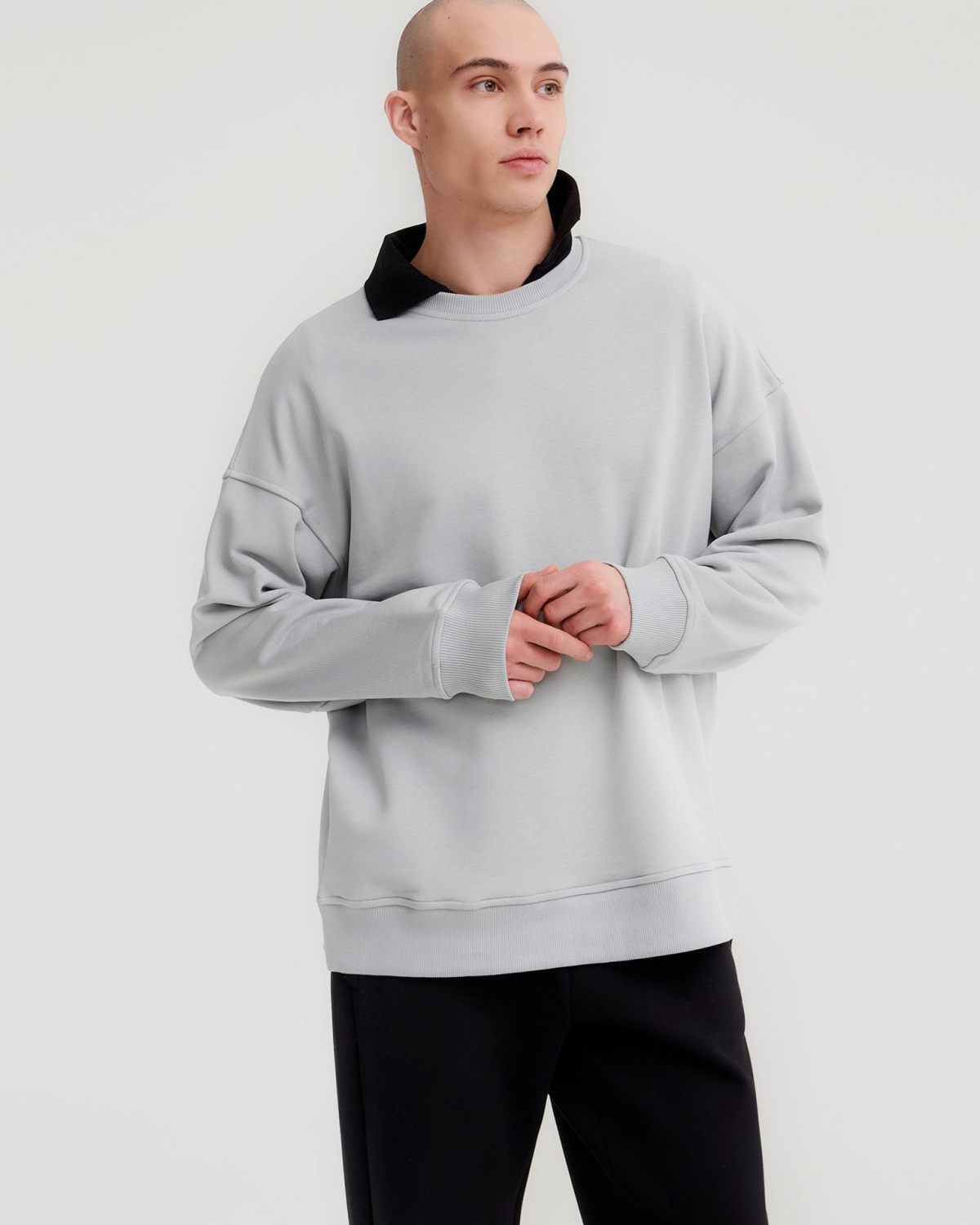 Свитшот Oops Nikasport, M4OPS33-GRY, цвет серый