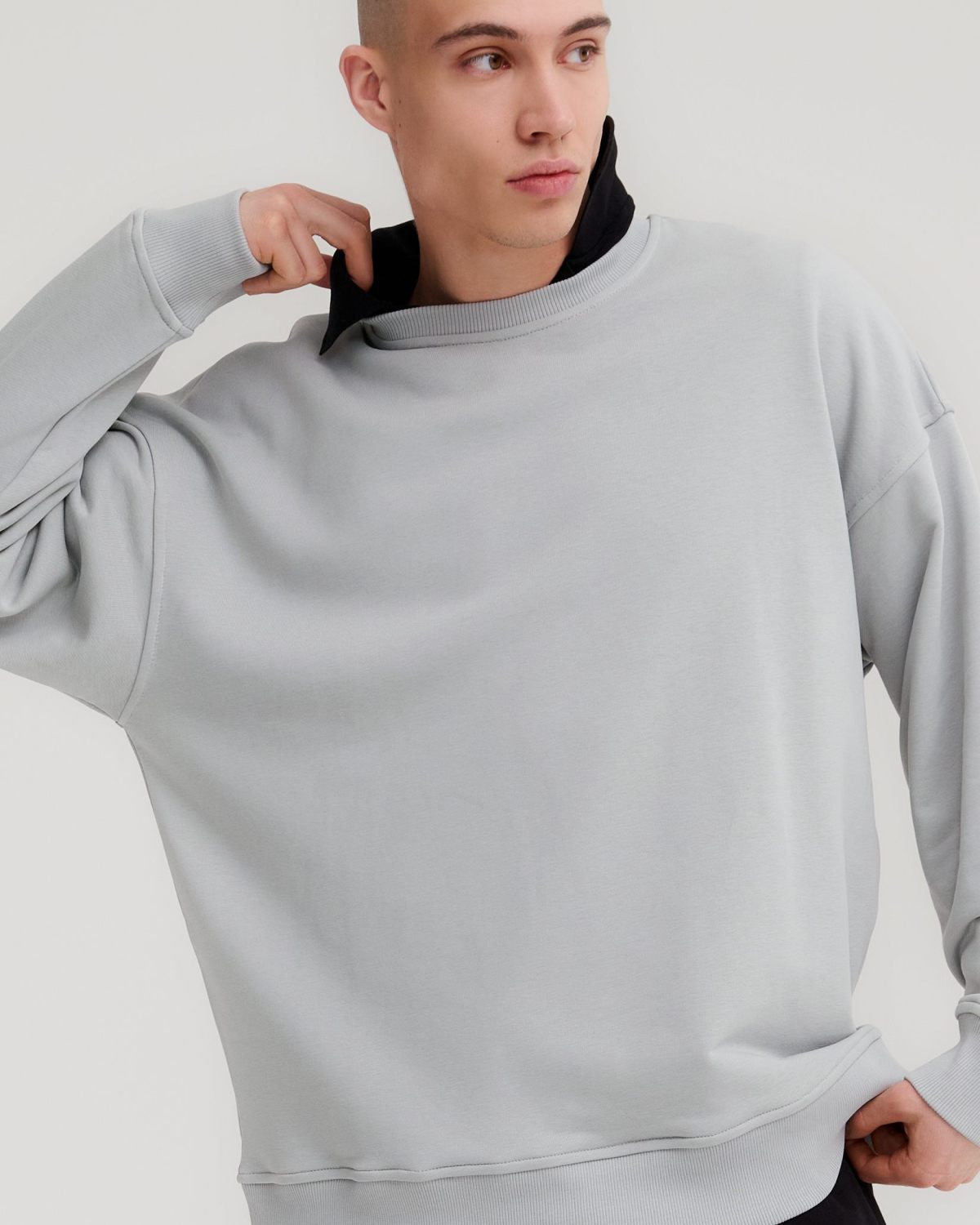 Свитшот Oops Nikasport, M4OPS33-GRY, цвет серый