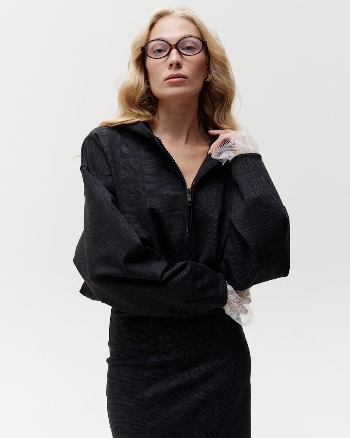 Худи на молнии Office Core Nikasport, 2W3OC34E1-15MLT69, цвет черный