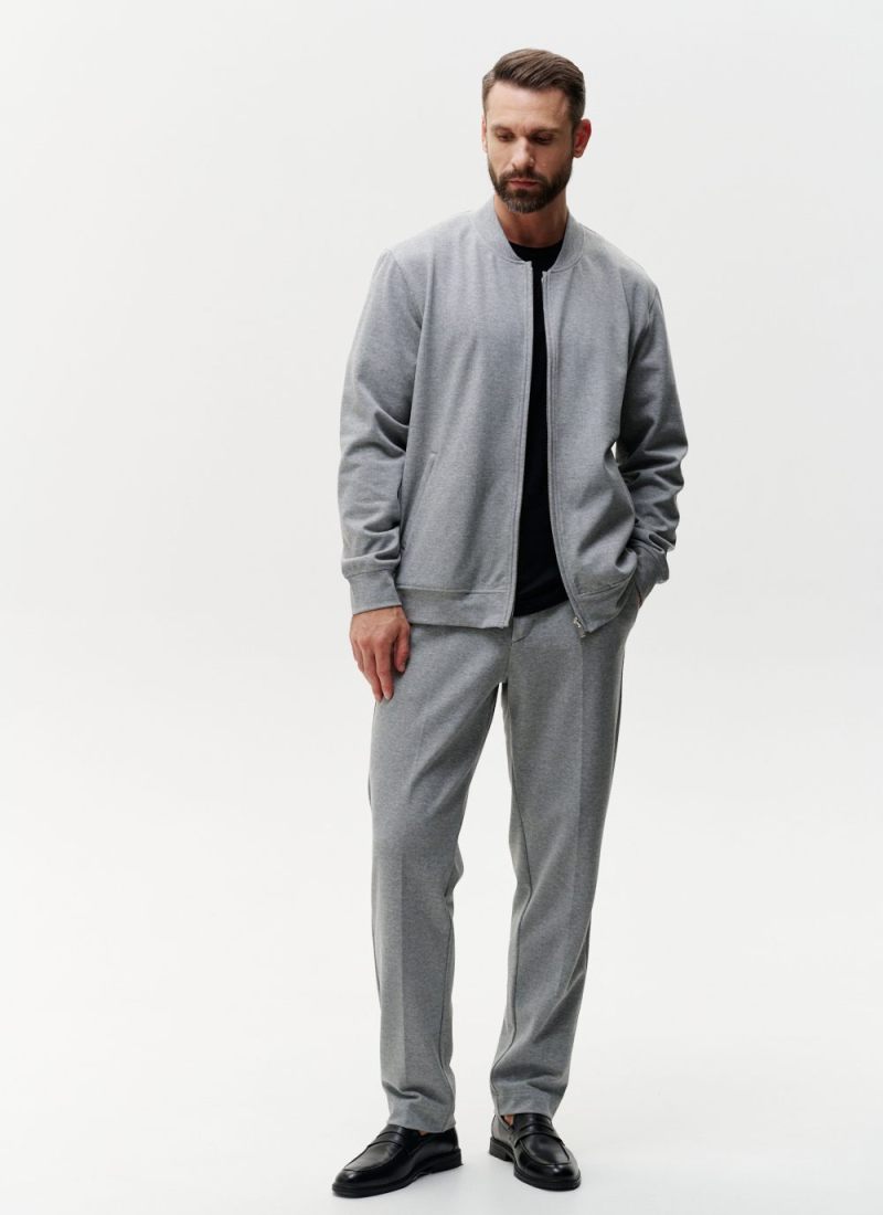 Брюки со стрелками Office Core Nikasport, 2M2OC814W-25GRY/MLG23, цвет серый меланж