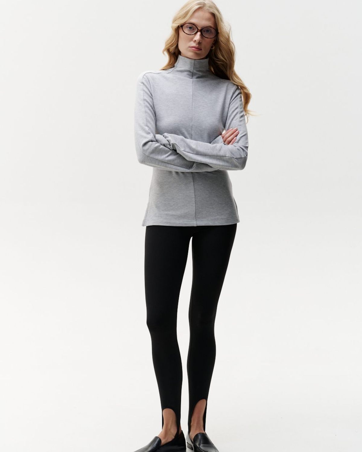 Лонгслив Slim Pure Nikasport, W5CLP48-GRY, цвет серый