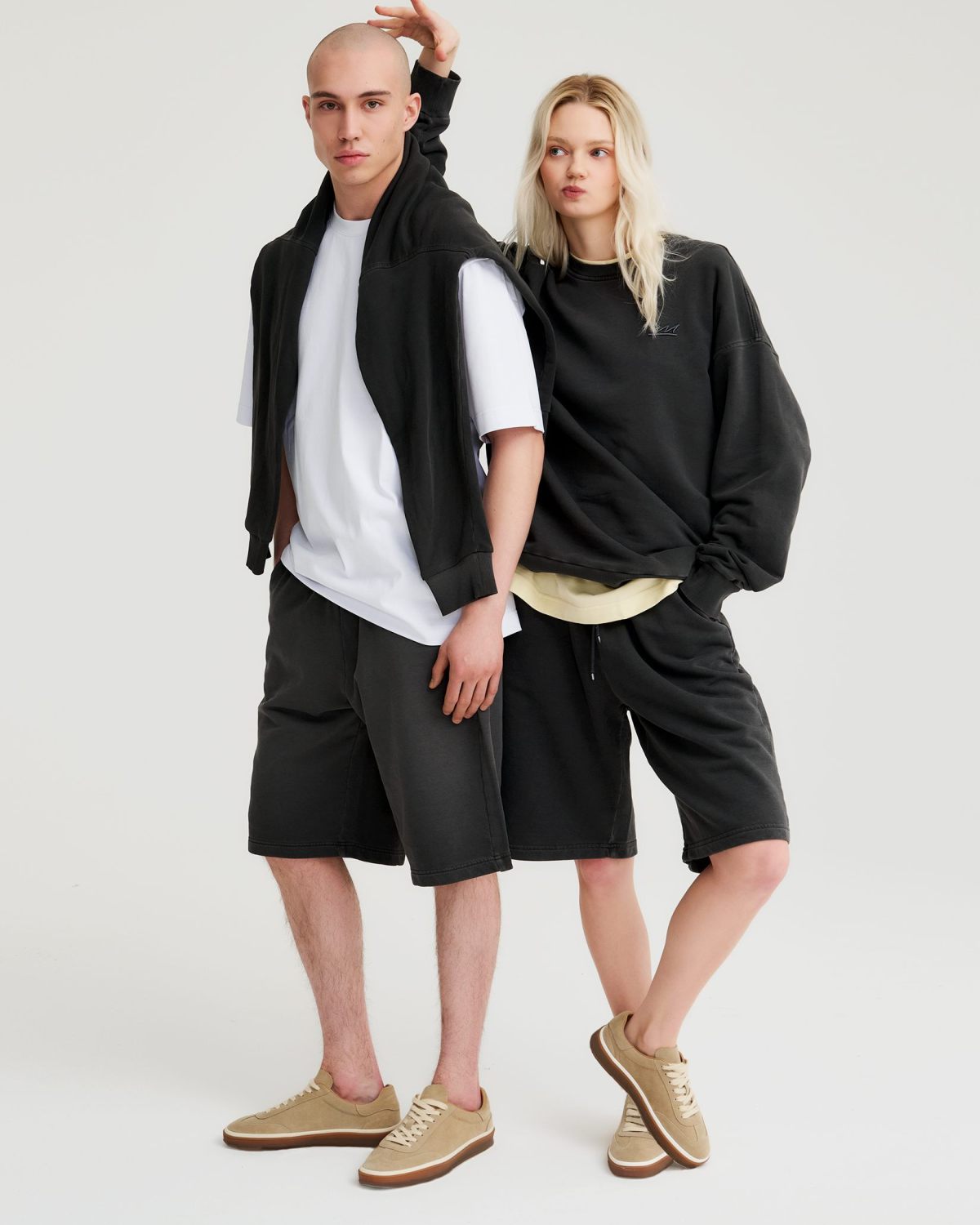 Шорты Oversize Pure Nikasport, U5CLP92-GPH, цвет графит