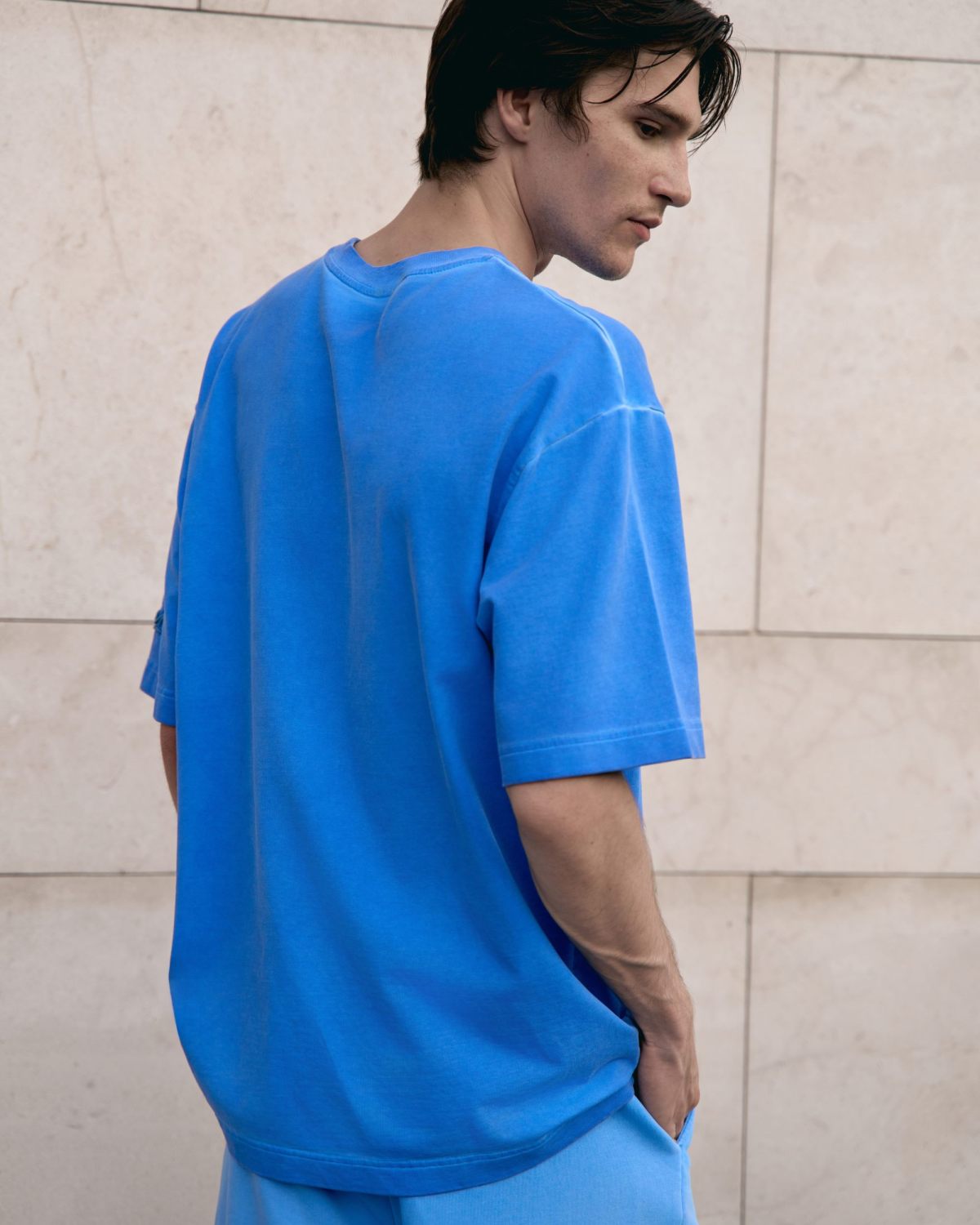 Футболка Oversize Pure Nikasport, U5CLP47-BLU, цвет синий