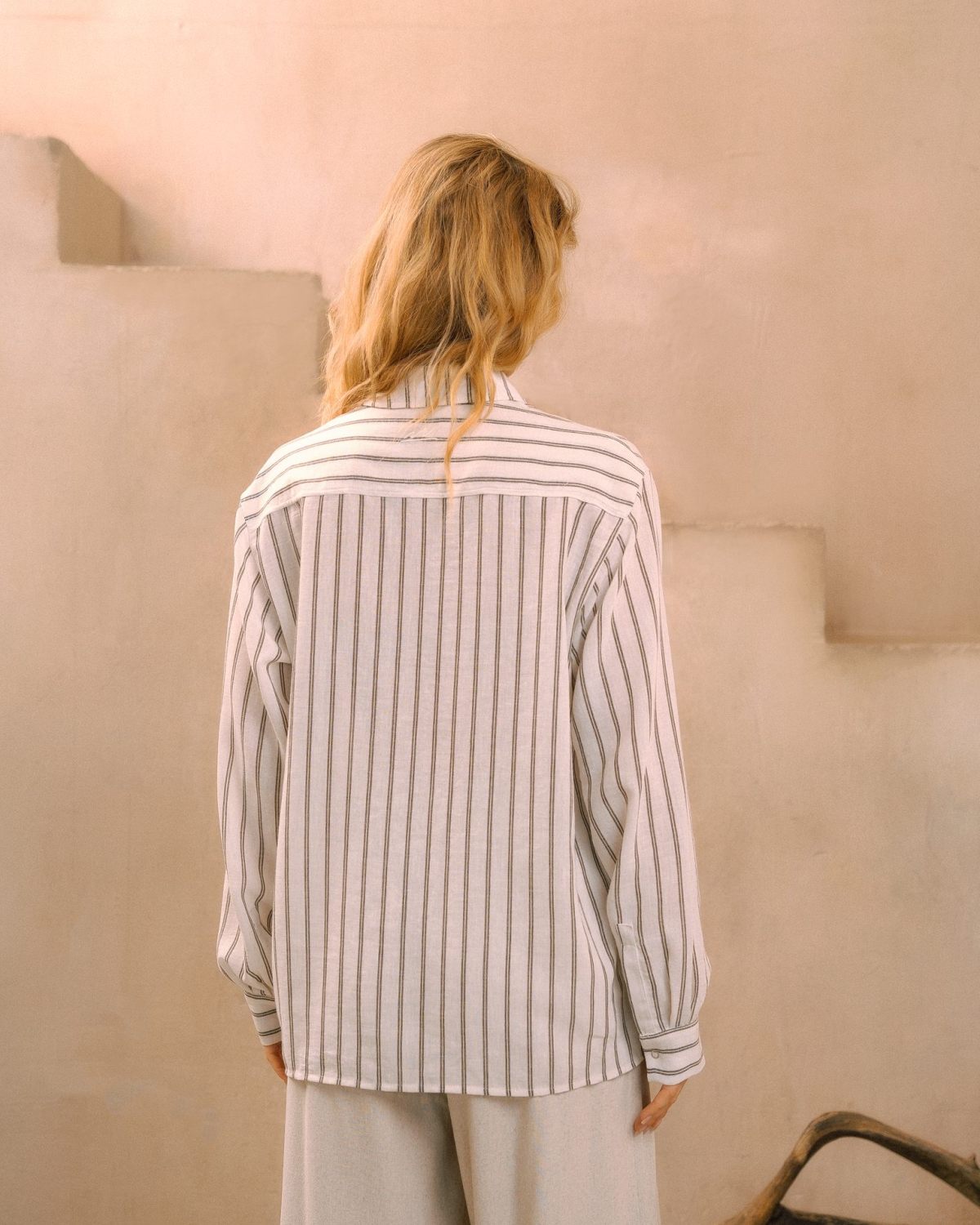 Рубашка с длинным рукавом изо льна Softwear Nikasport, W4SFW54-BGE, цвет бежевый