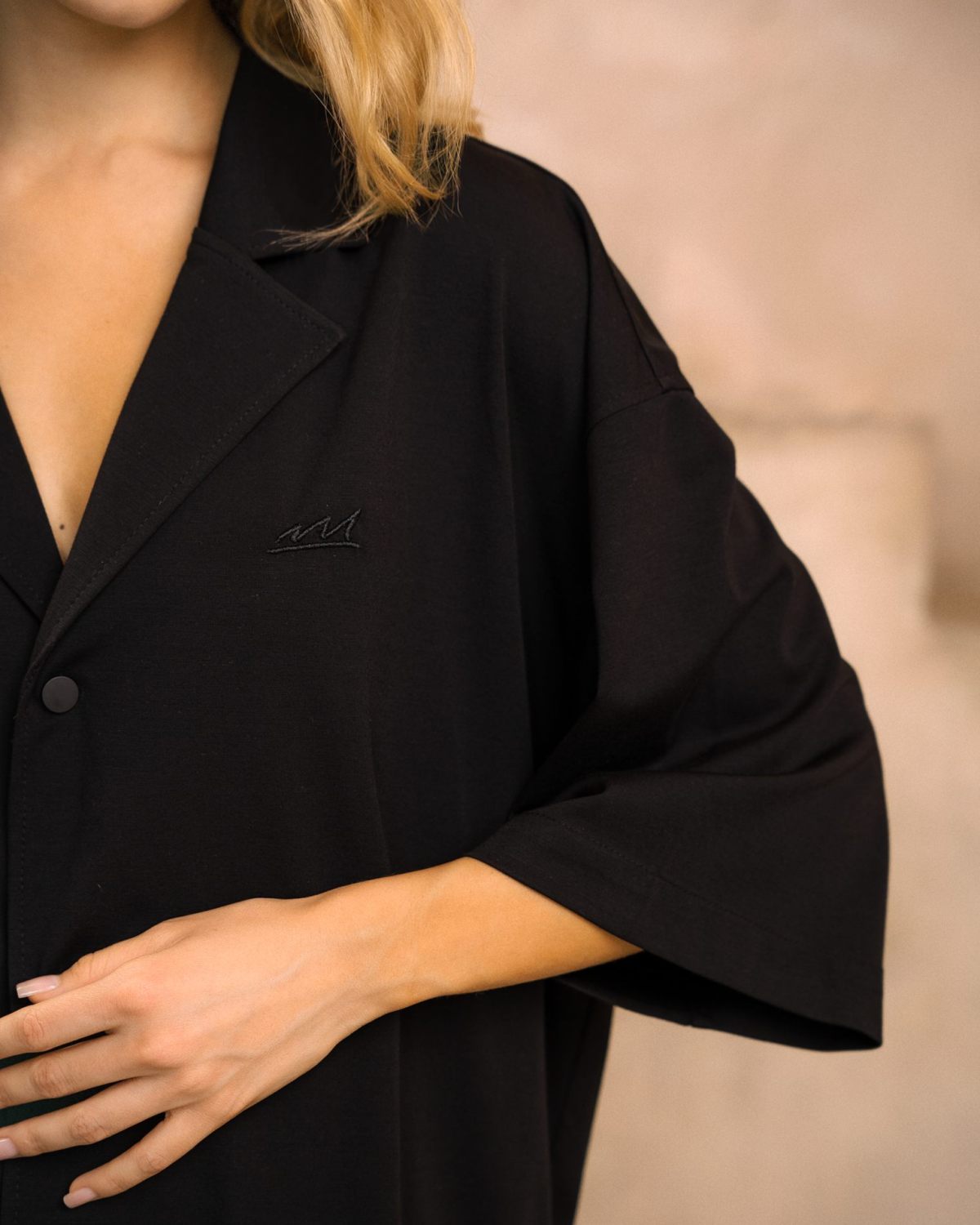 Рубашка с коротким рукавом Pure Nikasport, M4PR53-BLK, цвет черный