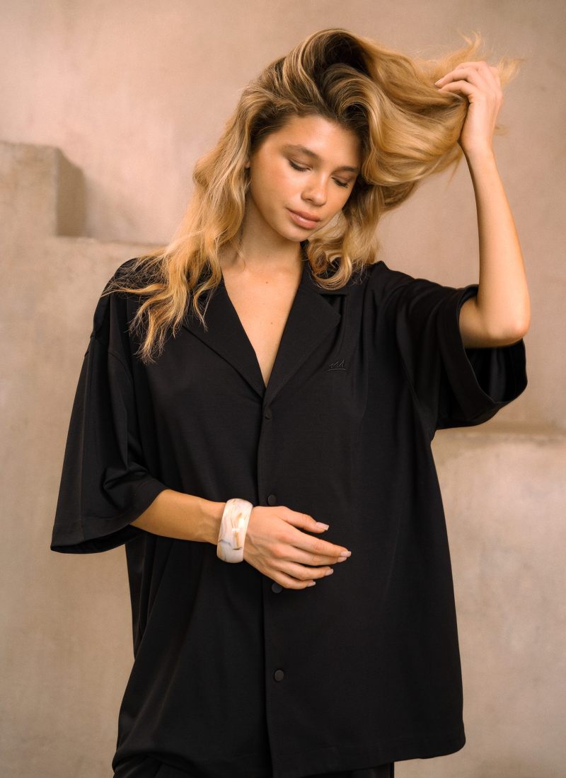 Рубашка с коротким рукавом Pure Nikasport, M4PR53-BLK, цвет черный