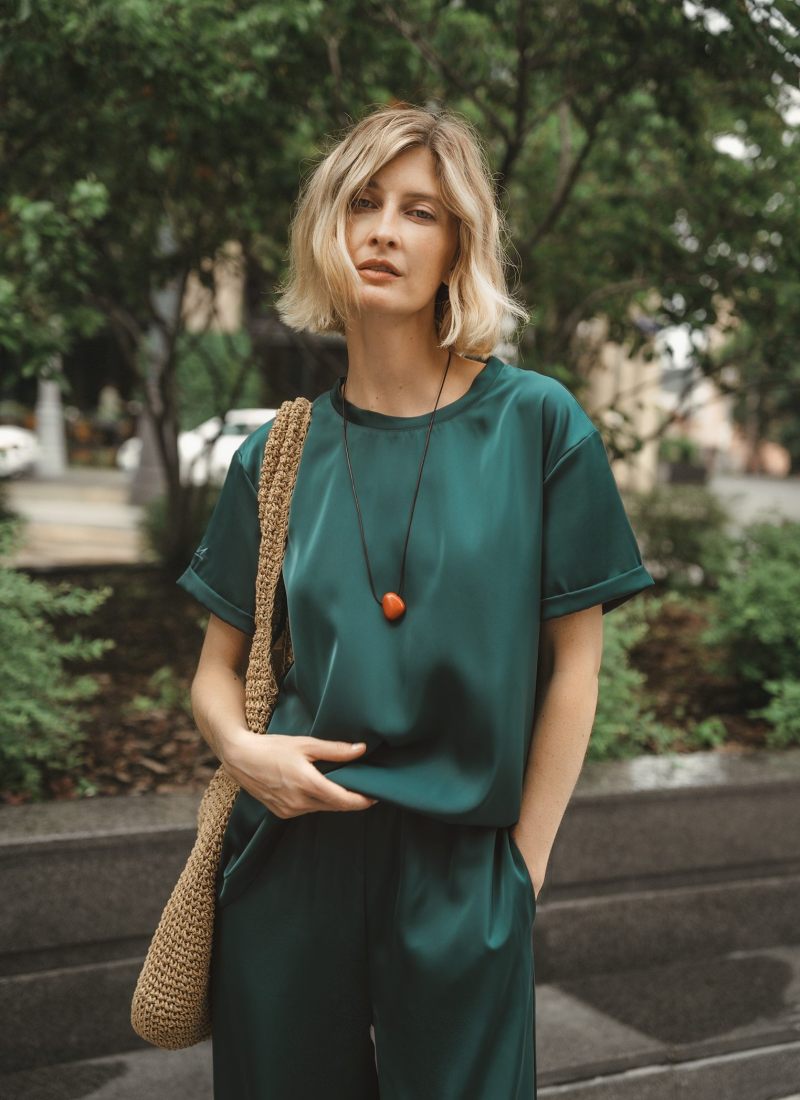 Футболка Gardenika Nikasport, W3GN55-DRK/GRN, цвет зеленый