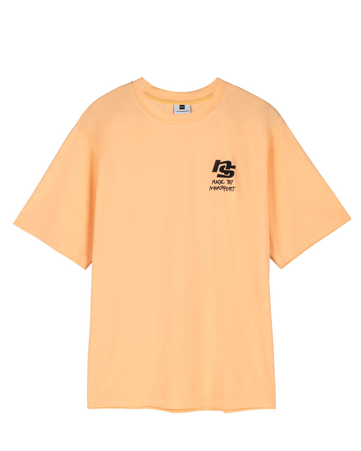 Футболка Oversize I’m the art Nikasport, M4ITA43-PEA, цвет персик