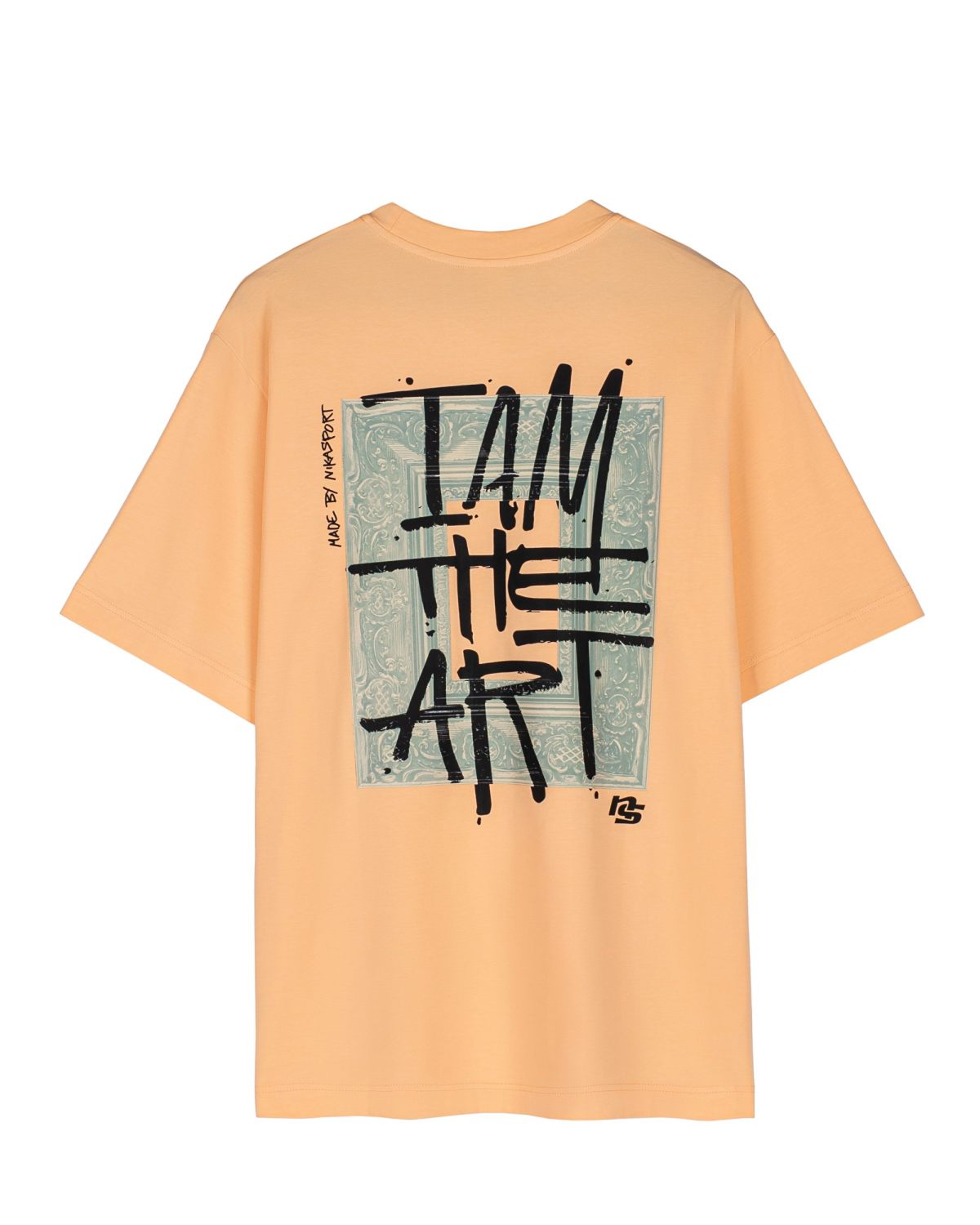 Футболка Oversize I’m the art Nikasport, M4ITA43-PEA, цвет персик