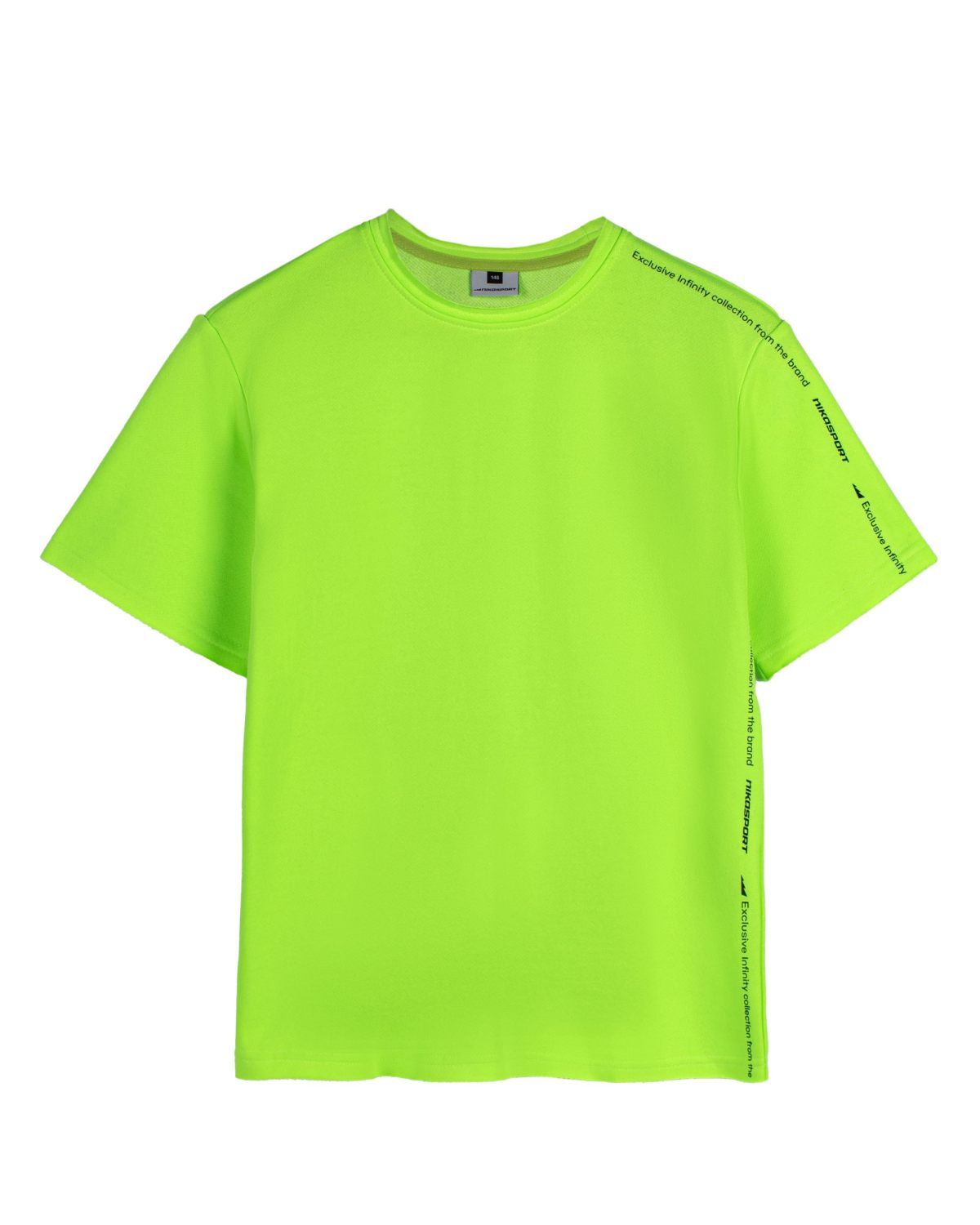 Футболка Oversize Infinity Nikasport, B7INF43-LIM, цвет лайм