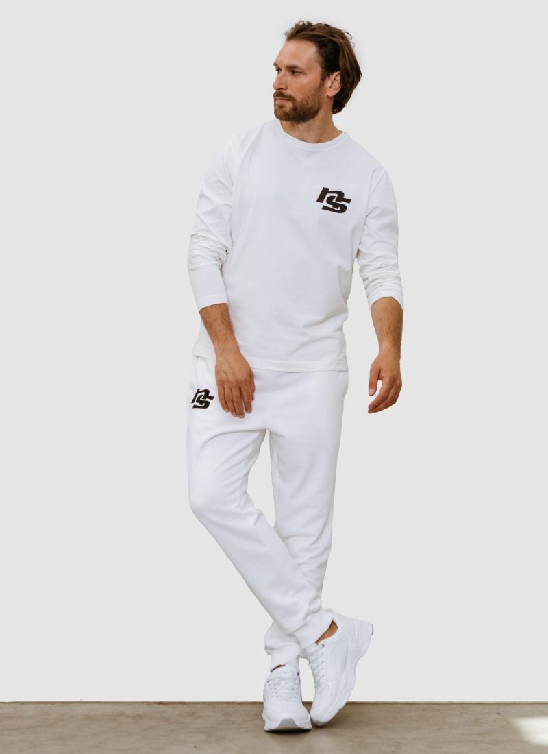 Лонгслив Black&White Nikasport, BW16-M22-WHT, цвет белый