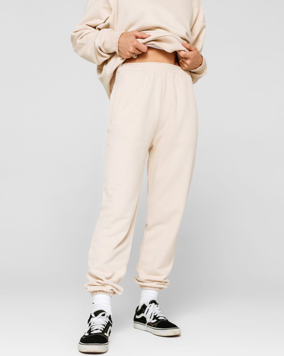 Брюки джоггеры Хоккейные мамы Nikasport, HM54-W99-LGT/BGE, цвет светло-бежевый