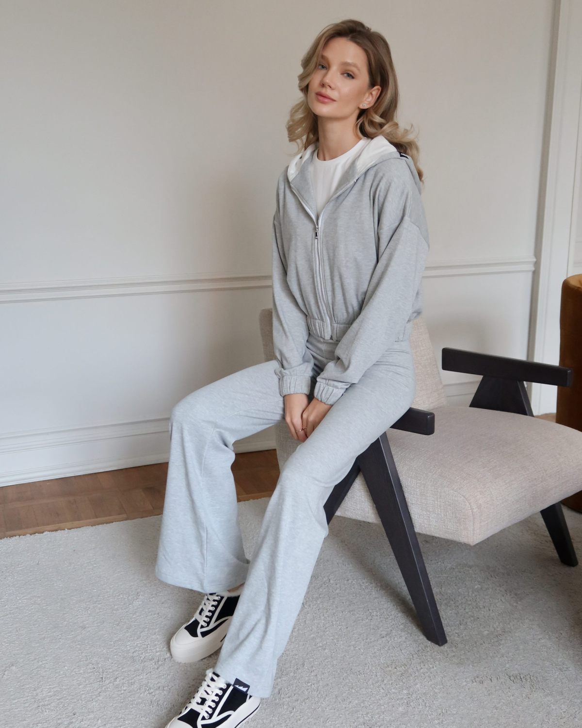 Брюки клеш Softwear Nikasport, W5HOM84-GRY/MLG, цвет серый меланж