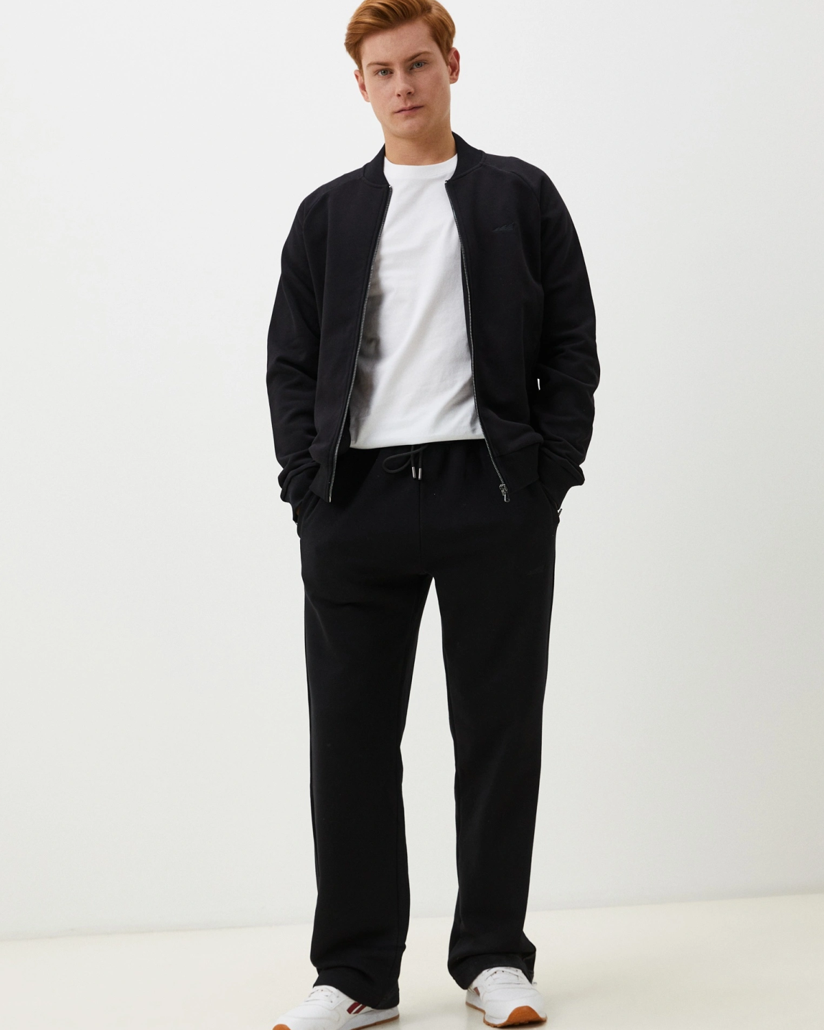 Джемпер на молнии Classic Nikasport, M5CL31-BLK, цвет черный