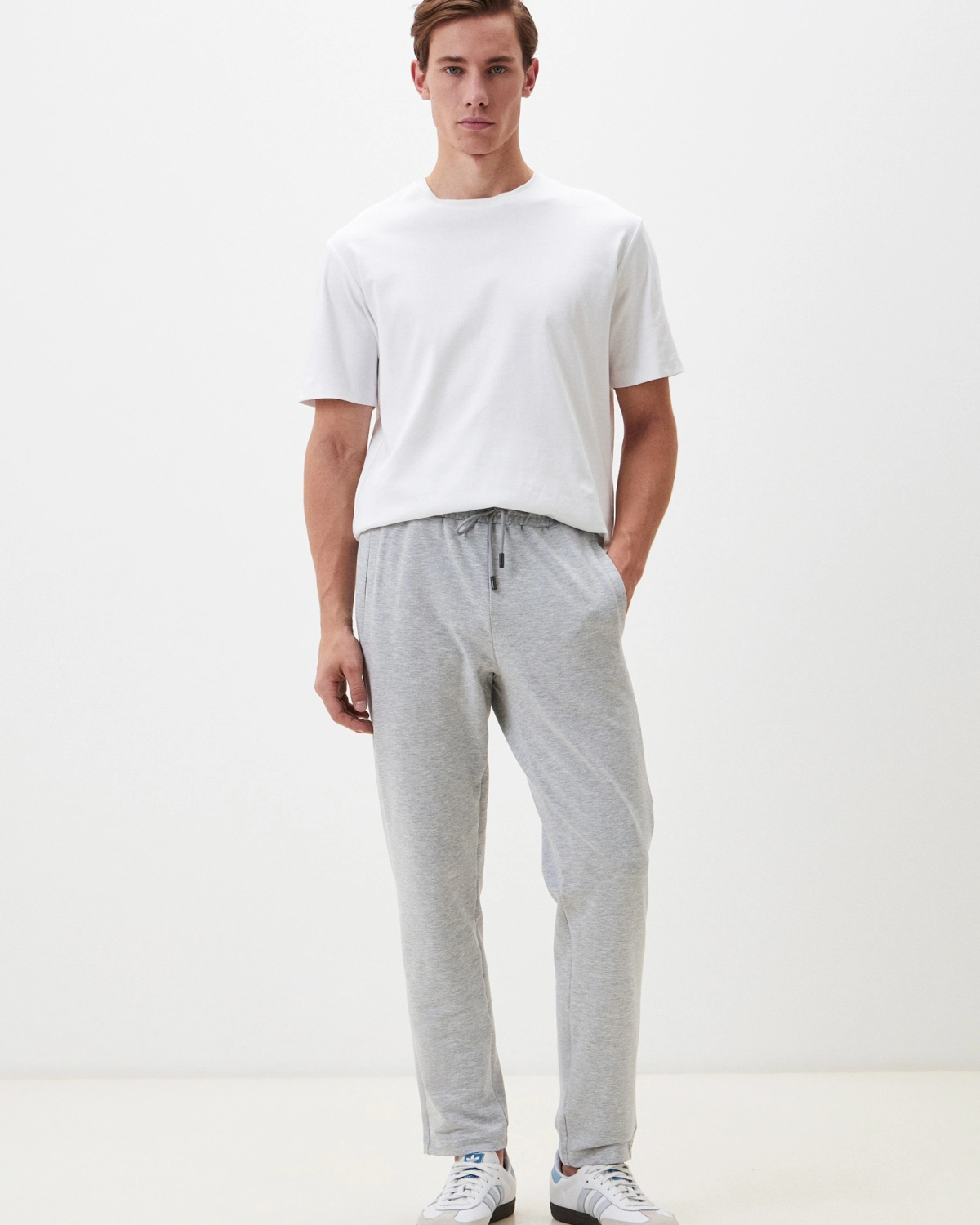 Брюки прямые Classic Nikasport, M5CL81-GRY/MLG, цвет серый меланж